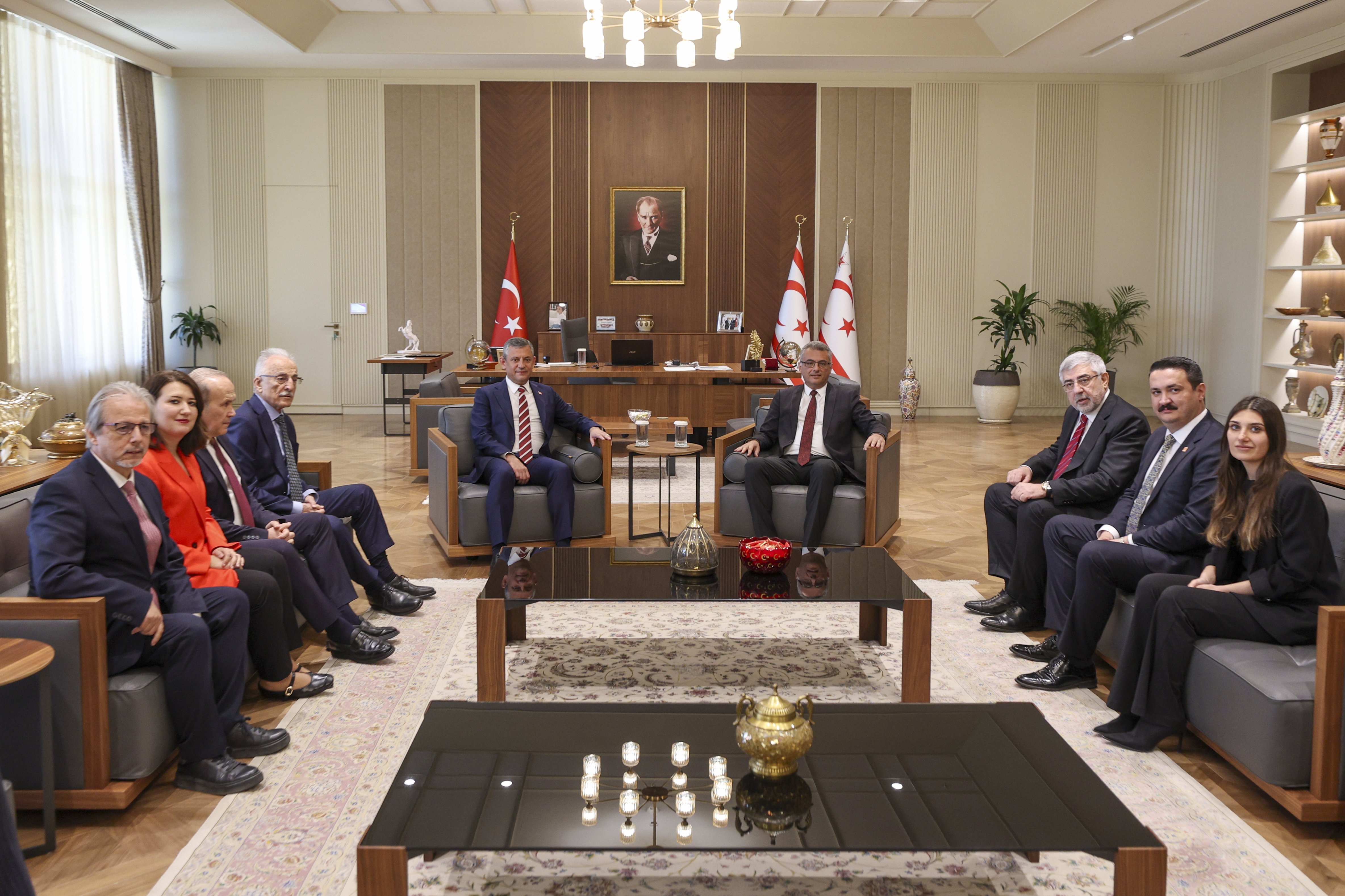 Özgür Özel KKTC ziyareti