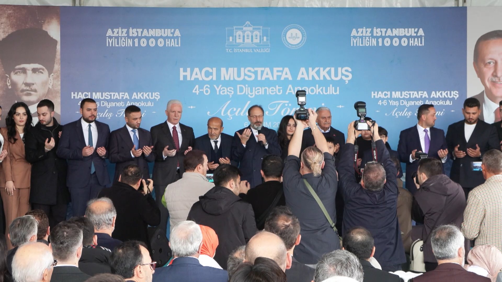 Hacı Mustafa Akkuş Diyanet Anaokulu açılış töreni