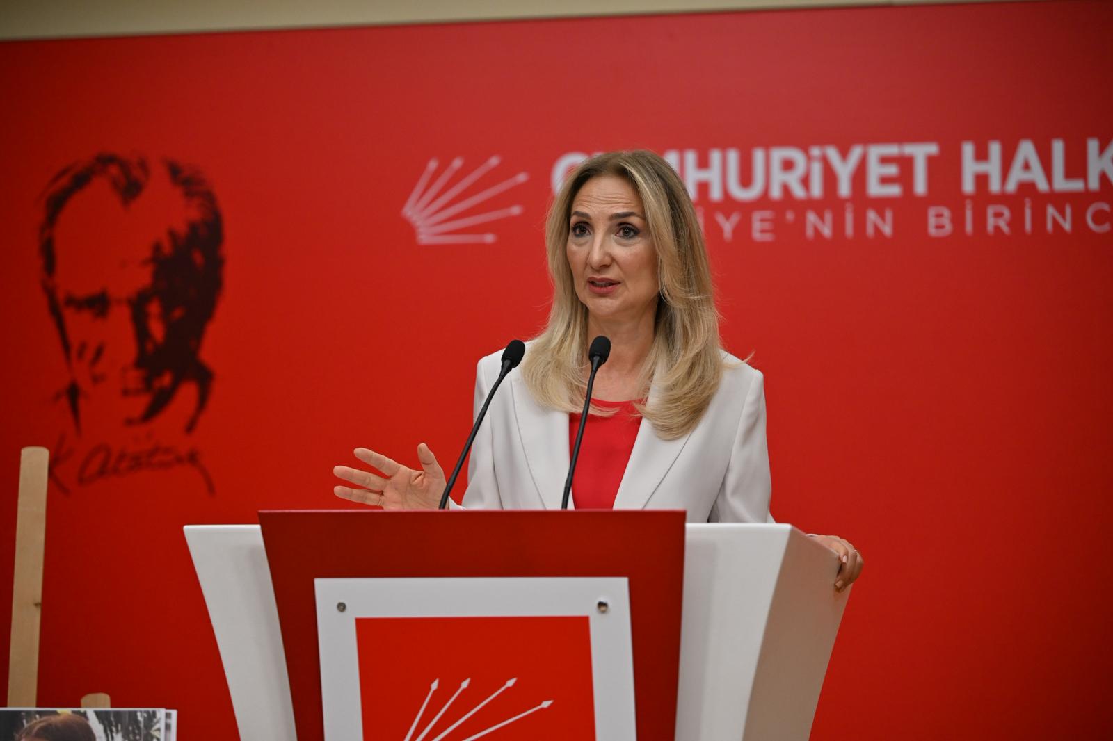 Aylin Nazlıaka CHP Basın Toplantısı