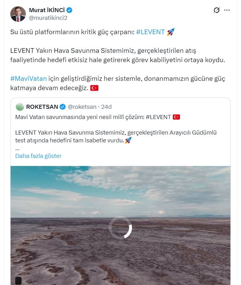 ROKETSAN LEVENT Sistemi