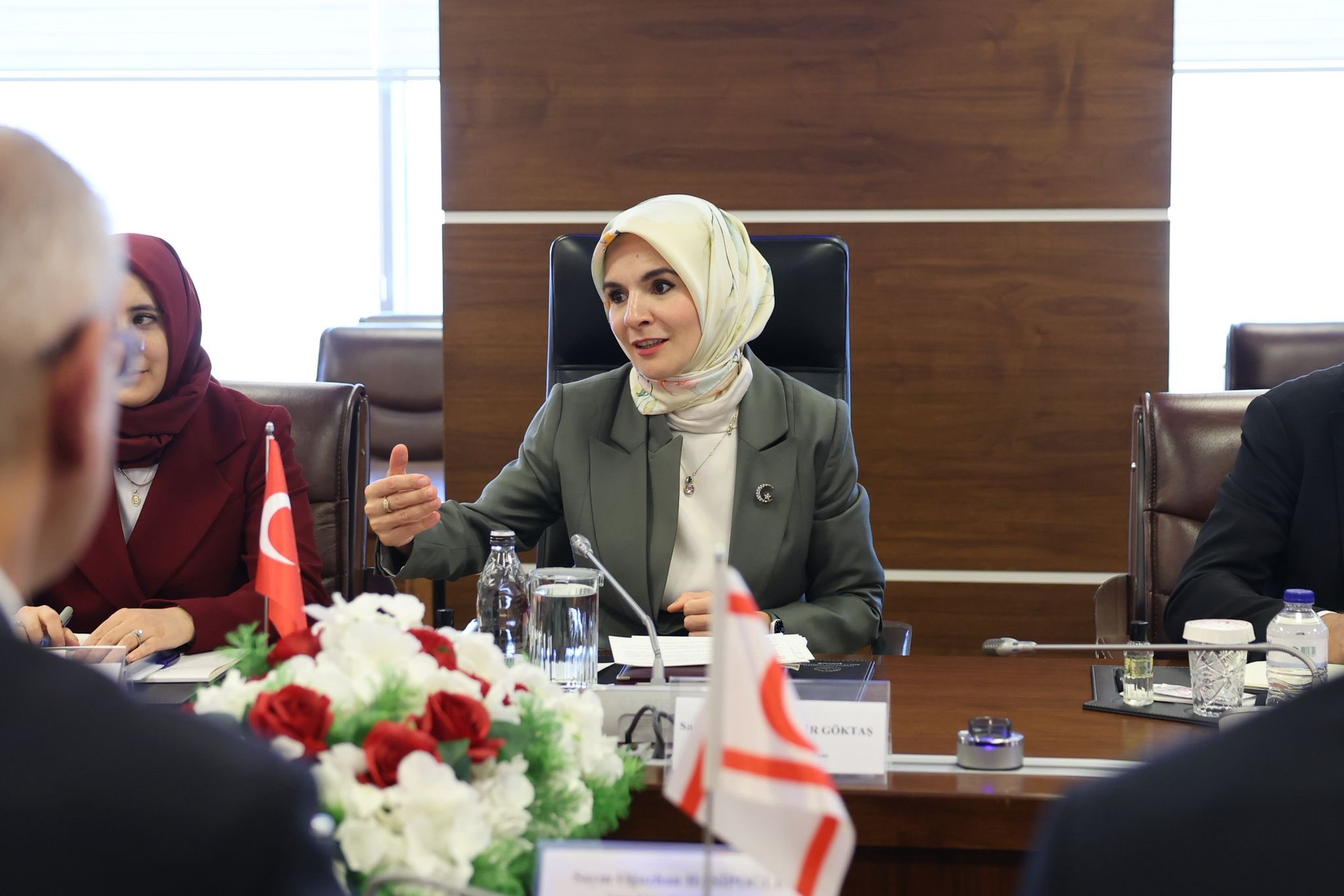 Bakan Göktaş KKTC Bakanı Hasipoğlu görüşme