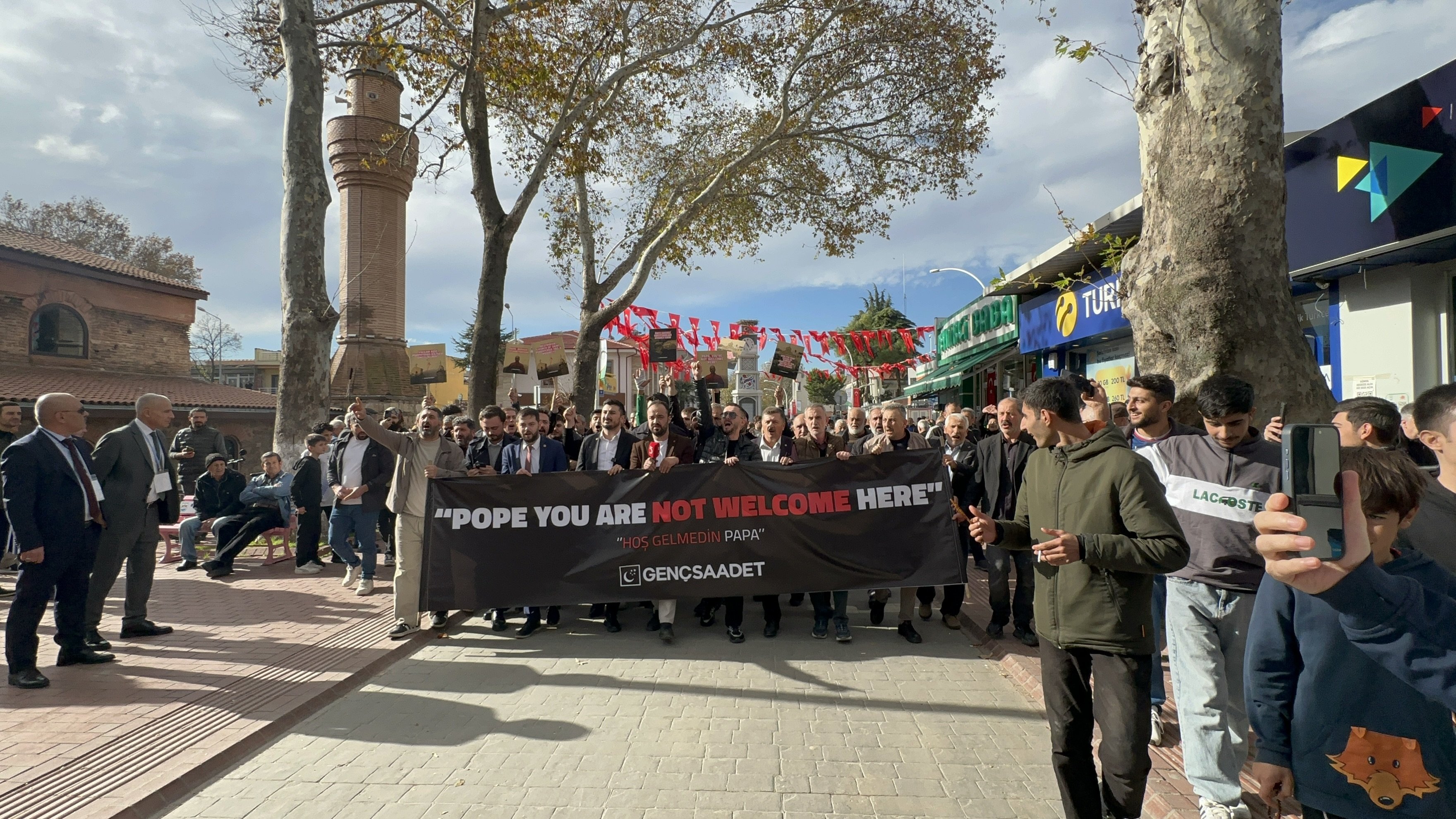 Saadet Partisi Ayasofya Önü Eylem
