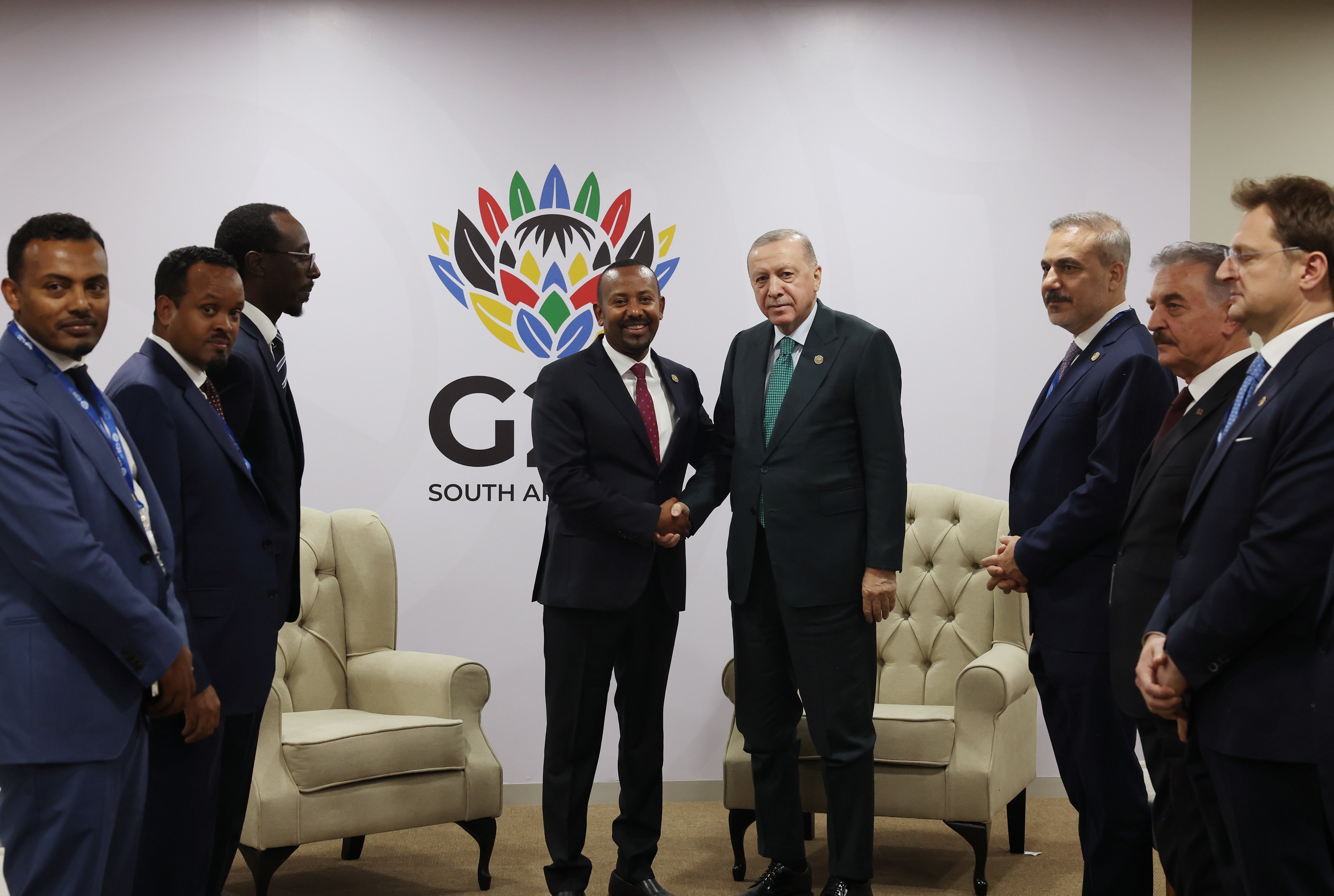 Cumhurbaşkanı Erdoğan Etiyopya Başbakanı Abiy Ahmed Ali görüşme