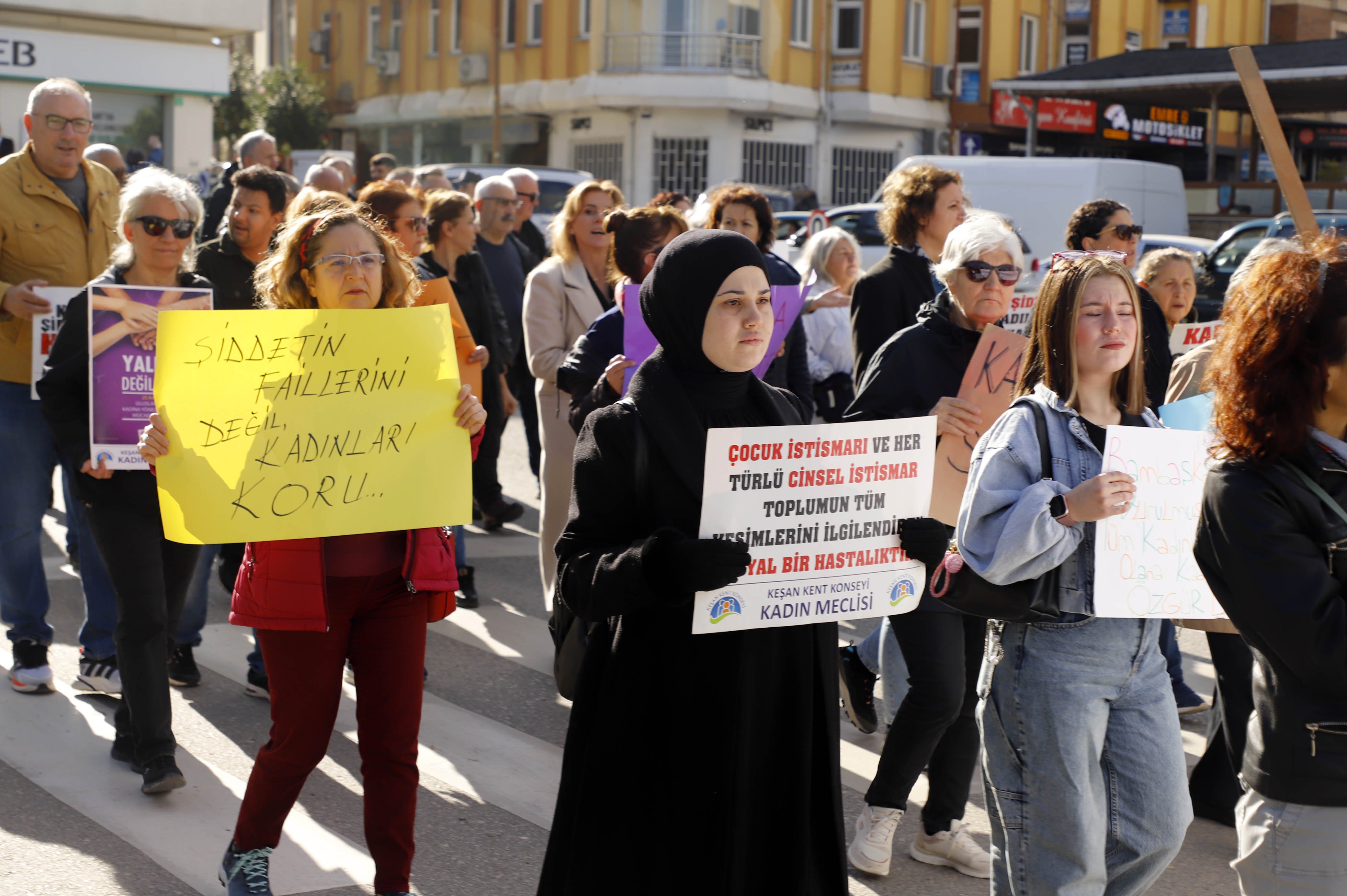 Keşan Kadın Yürüyüşü Grup