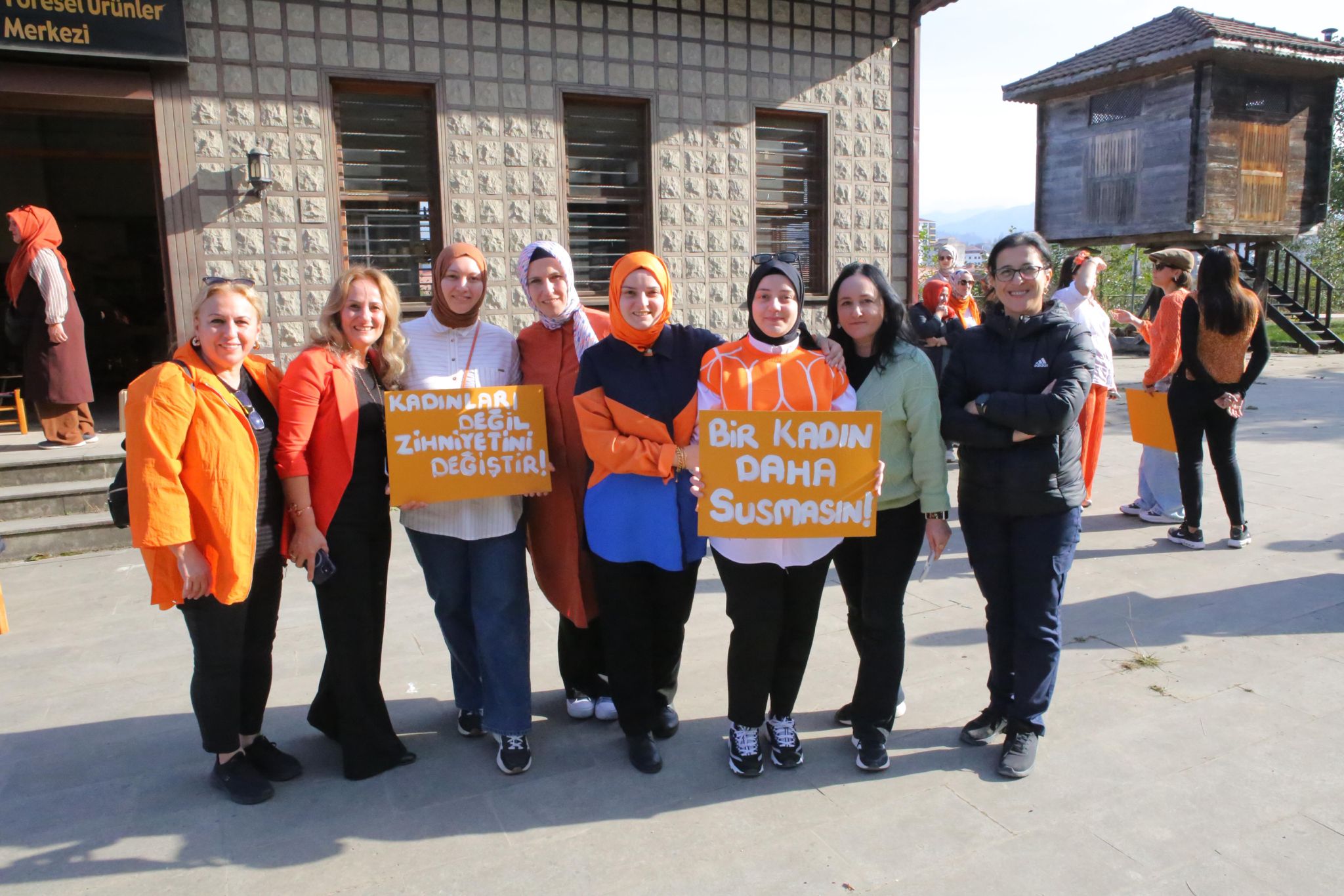Rize kadın konvoyu şiddet protestosu