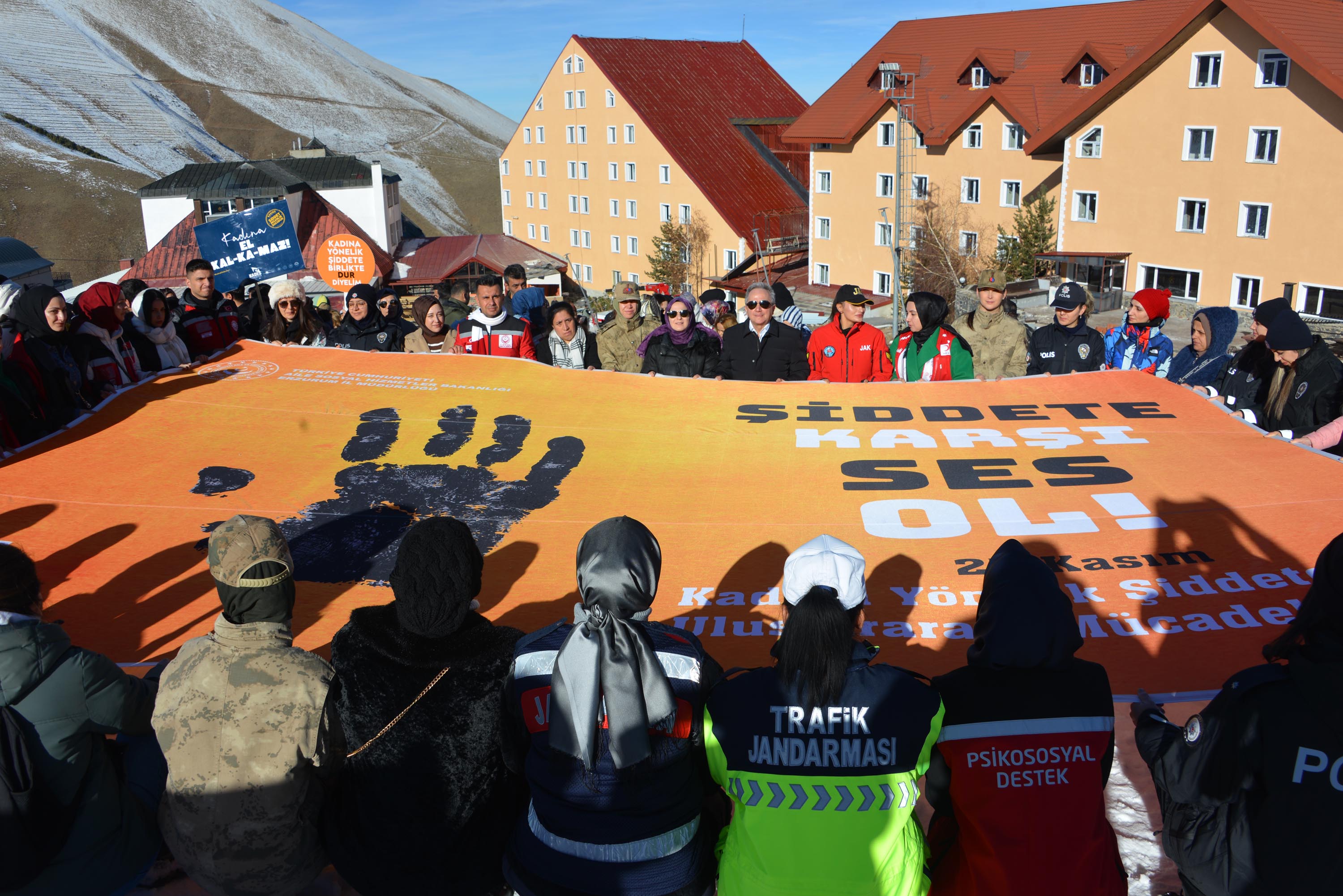 Erzurum Şiddete Karşı Yürüyüş