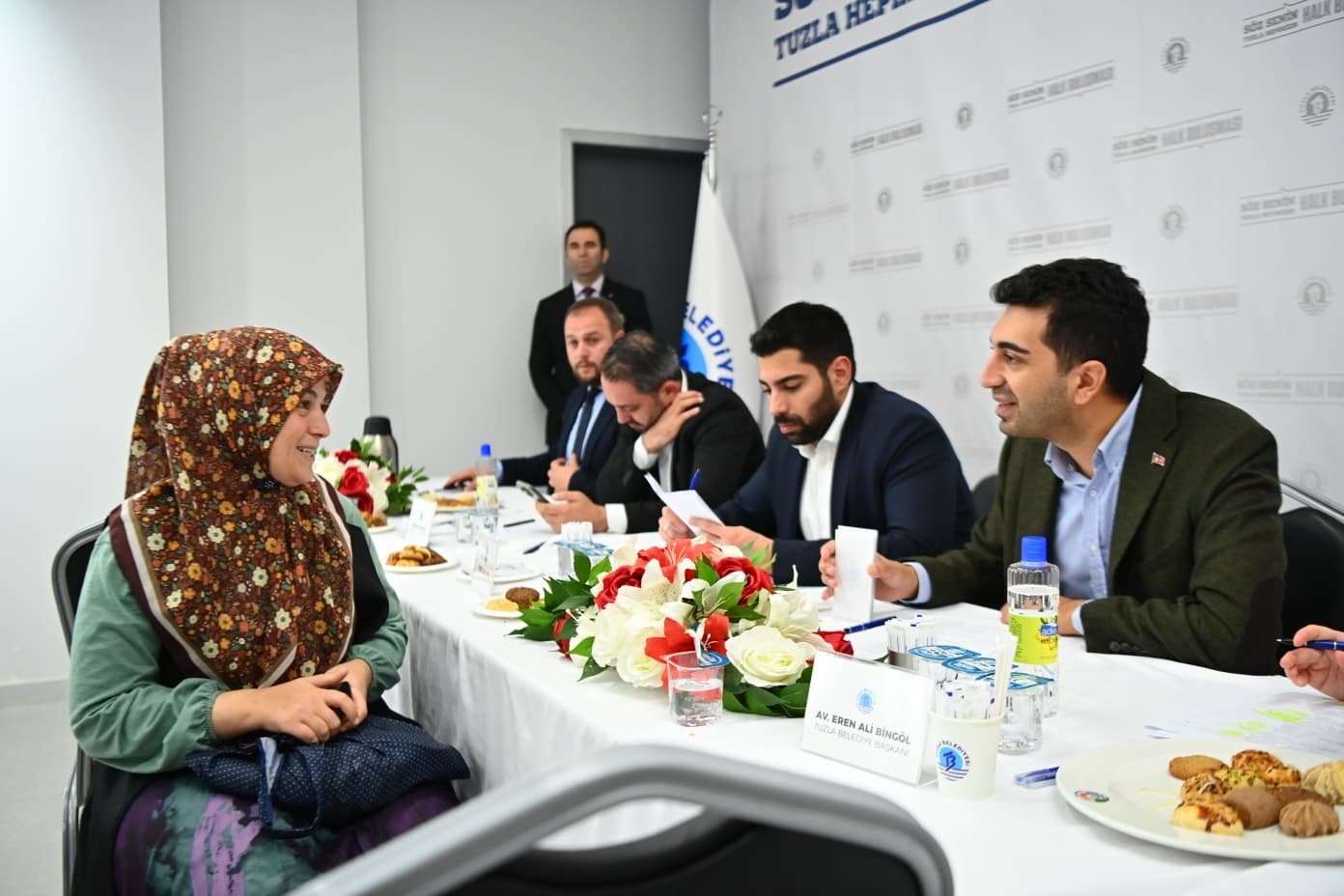Tuzla Belediye Başkanı Eren Ali Bingöl halk buluşması