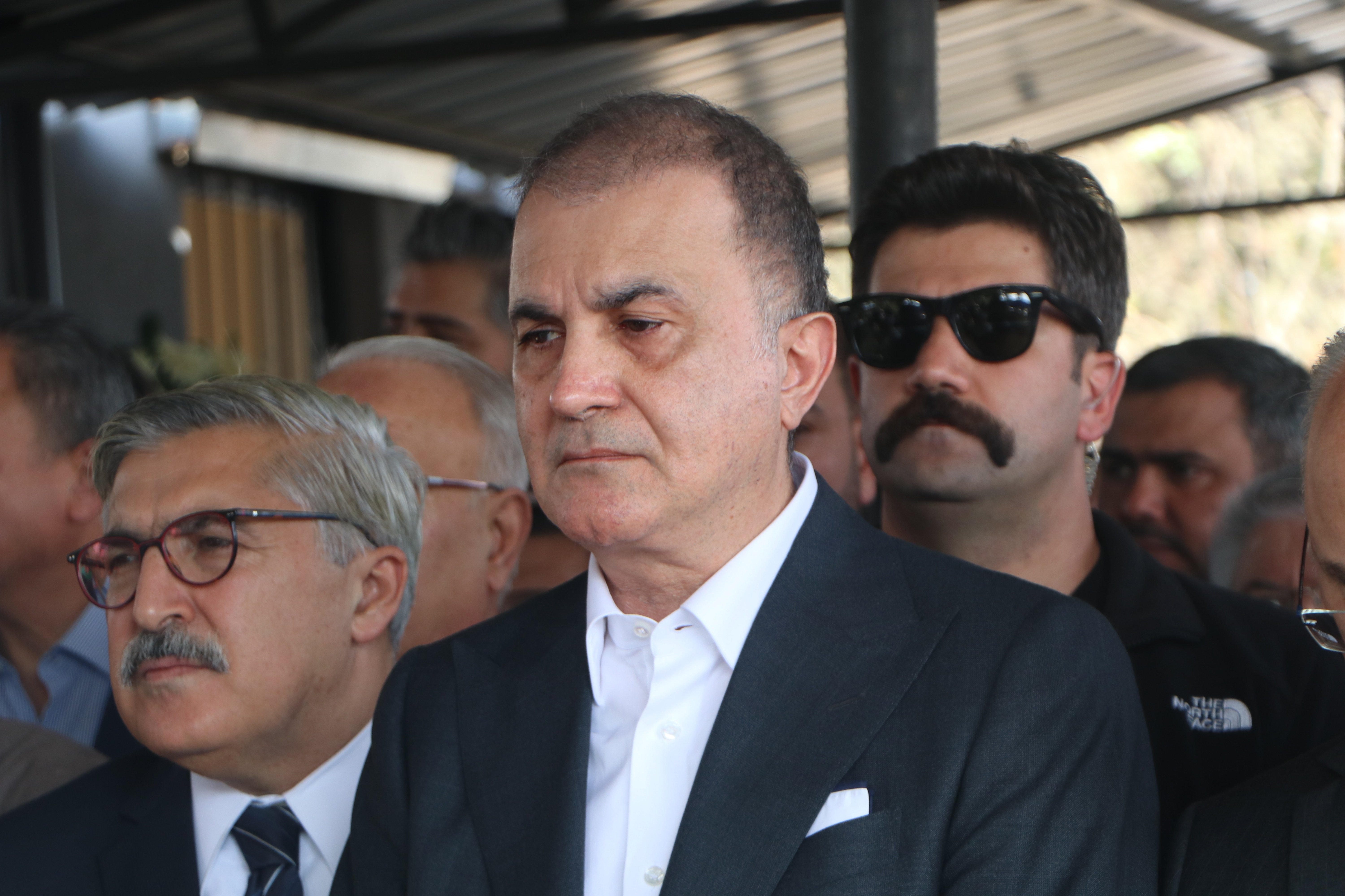 Ömer Çelik cenaze töreni