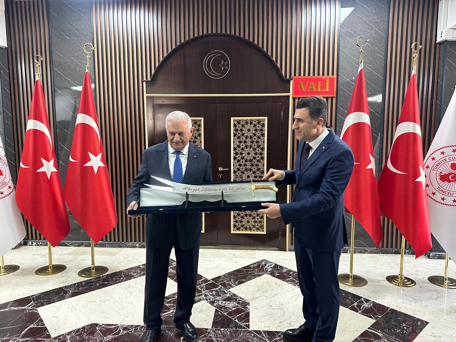 Binali Yıldırım Valilik ziyareti