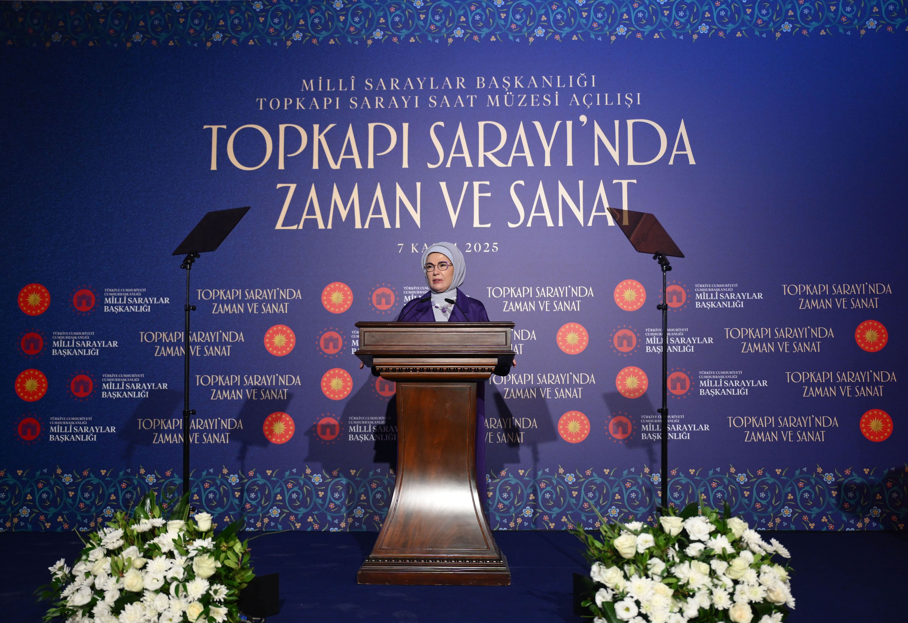 Emine Erdoğan Topkapı Sarayı Saat Müzesi açılışı