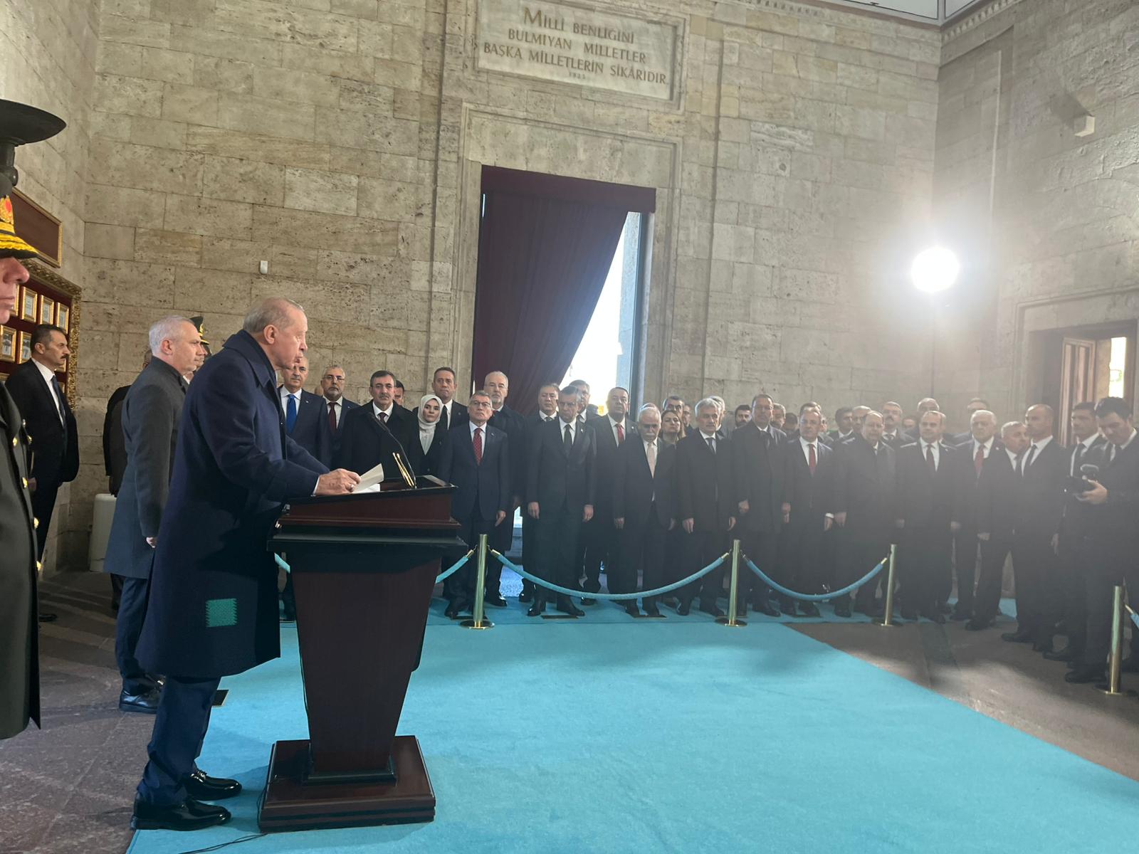 Cumhurbaşkanı Erdoğan Anıtkabir