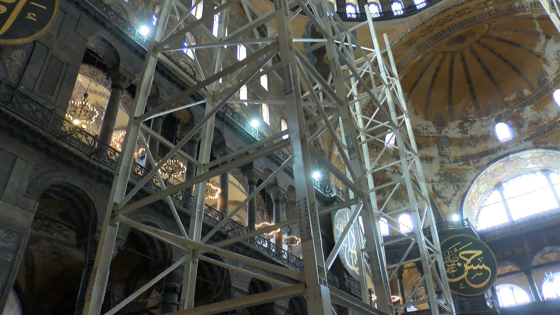 Ayasofya Restorasyon Detay