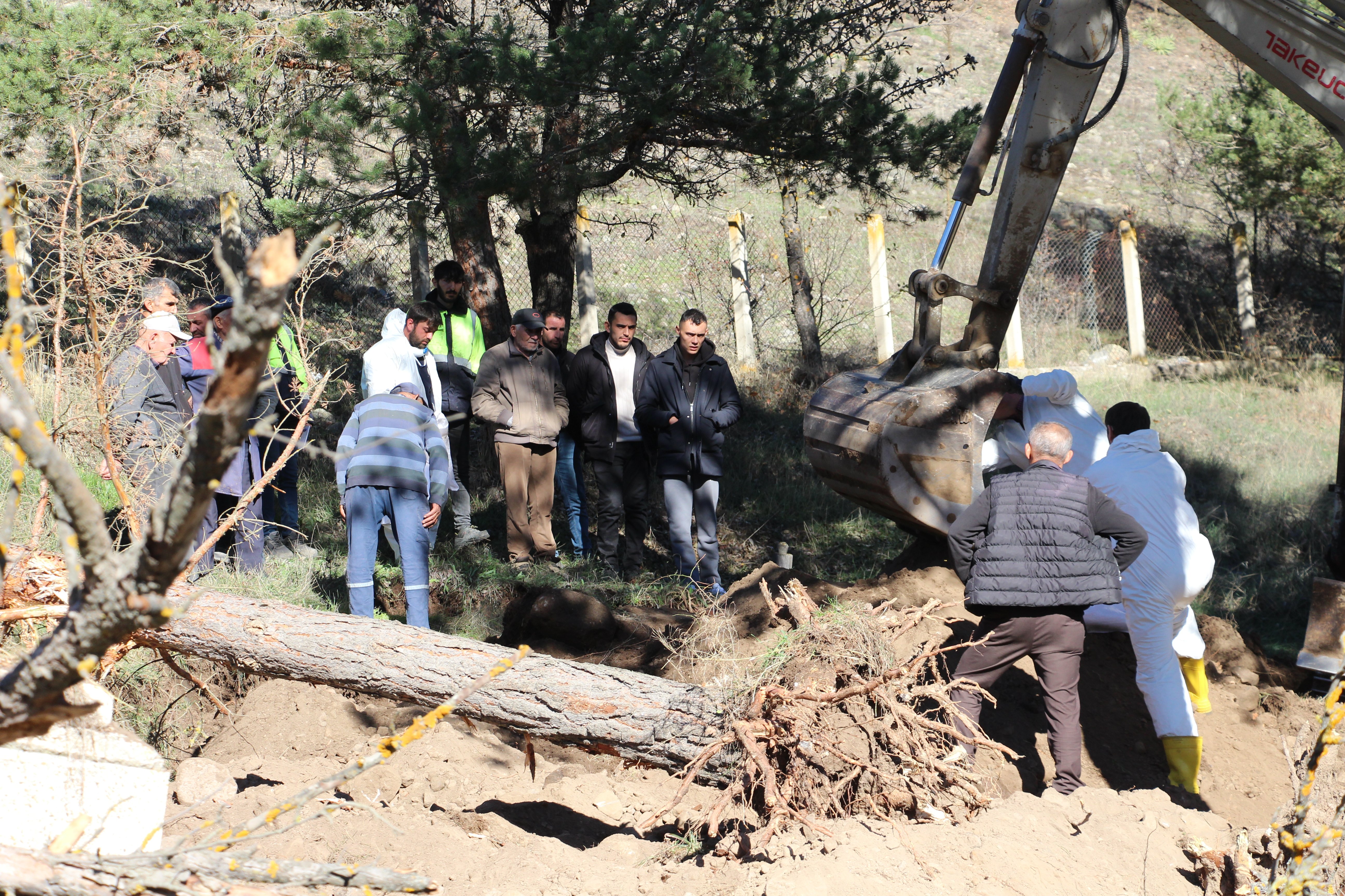 Bolu Tekke Barajı Mezarlık Taşıma