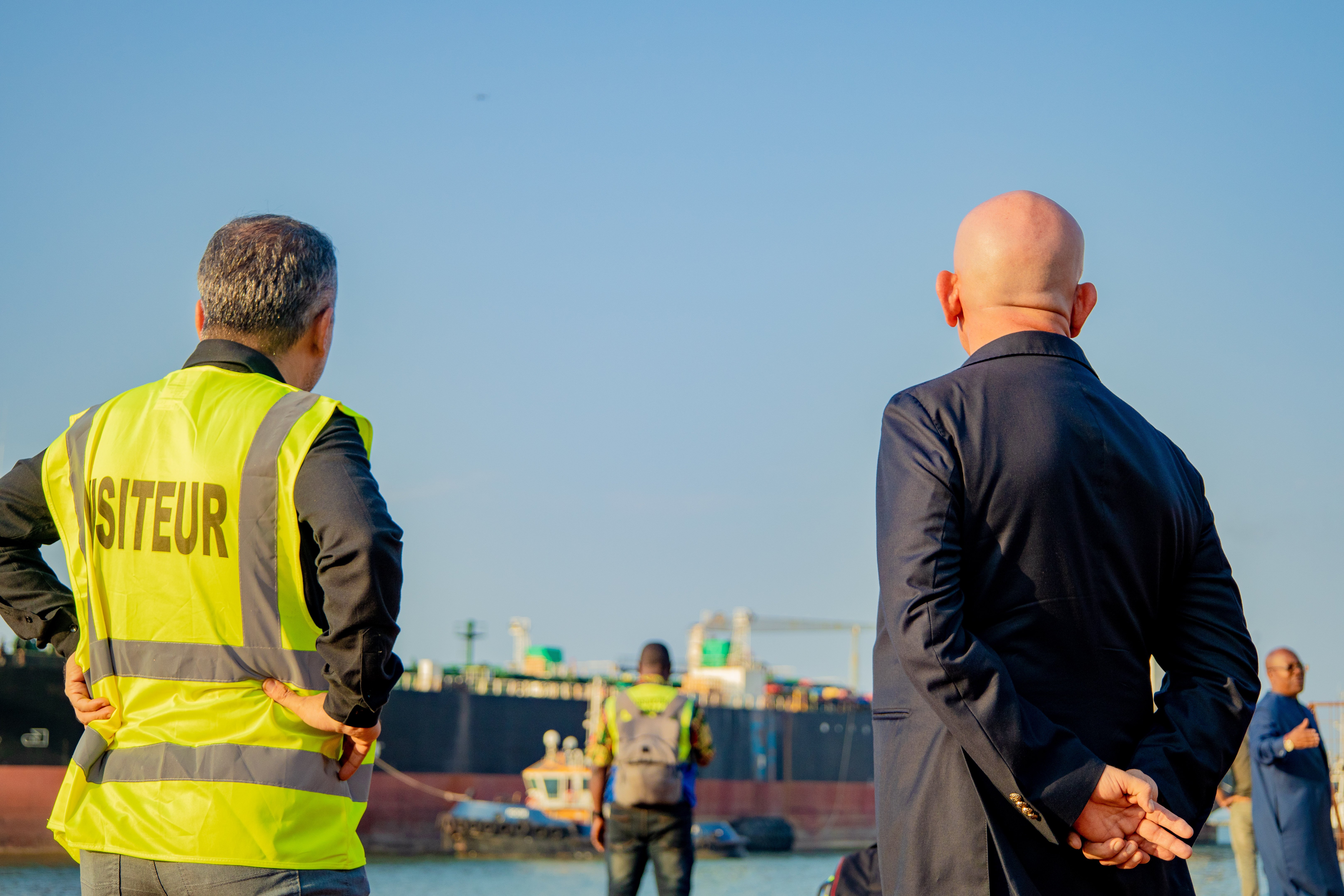 Alport Konakri Limanı rıhtım inşaatı