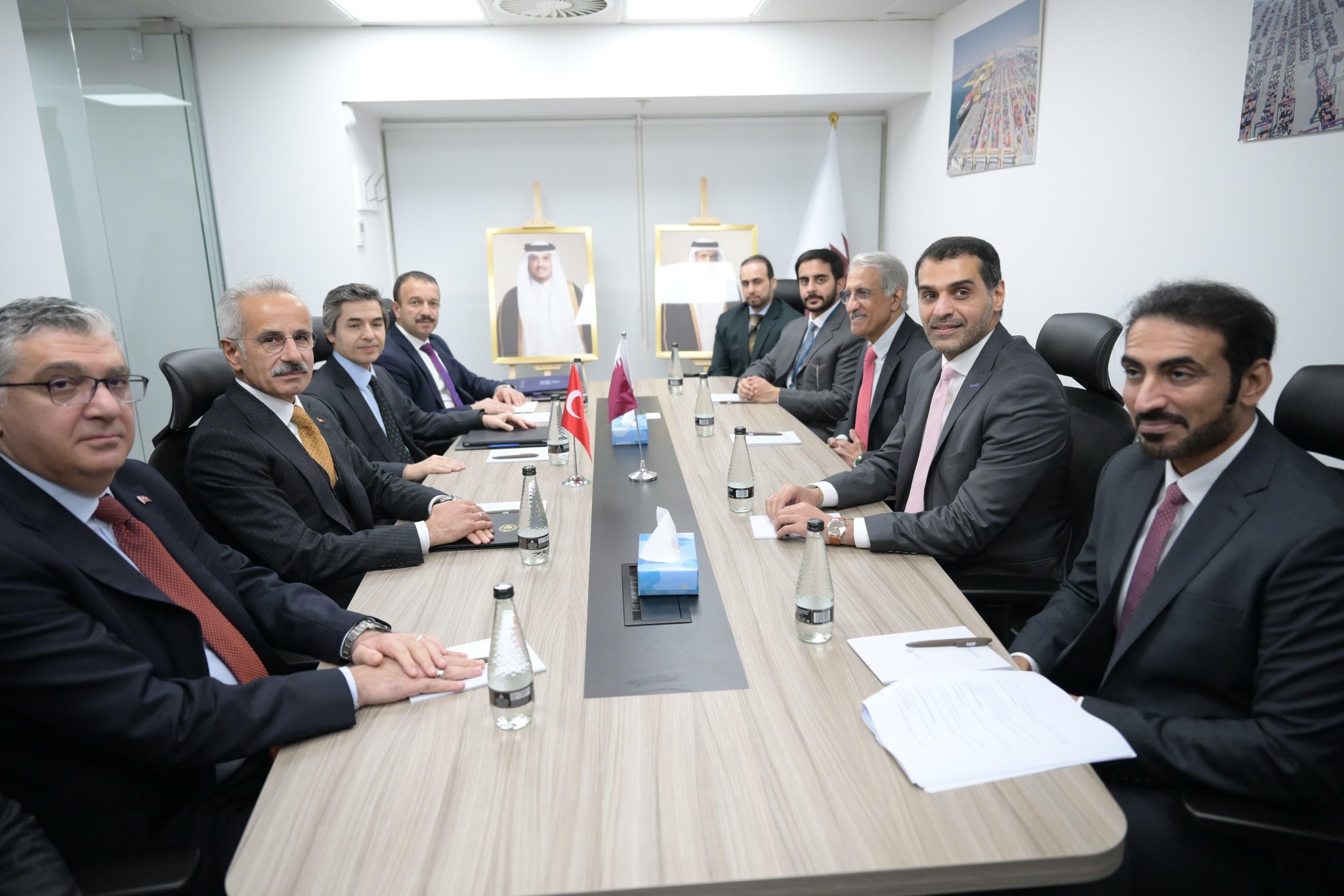 Bakan Uraloğlu Katarlı Mevkidaşı Al Thani