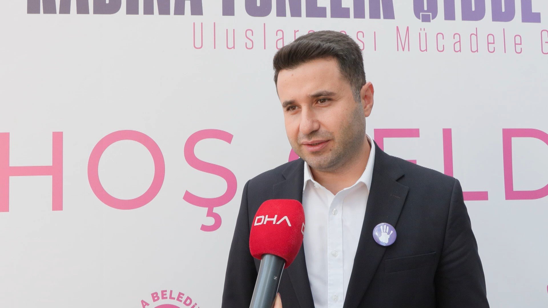 Tuzla Belediyesi Kadına Şiddet Yürüyüşü Katılımcılar