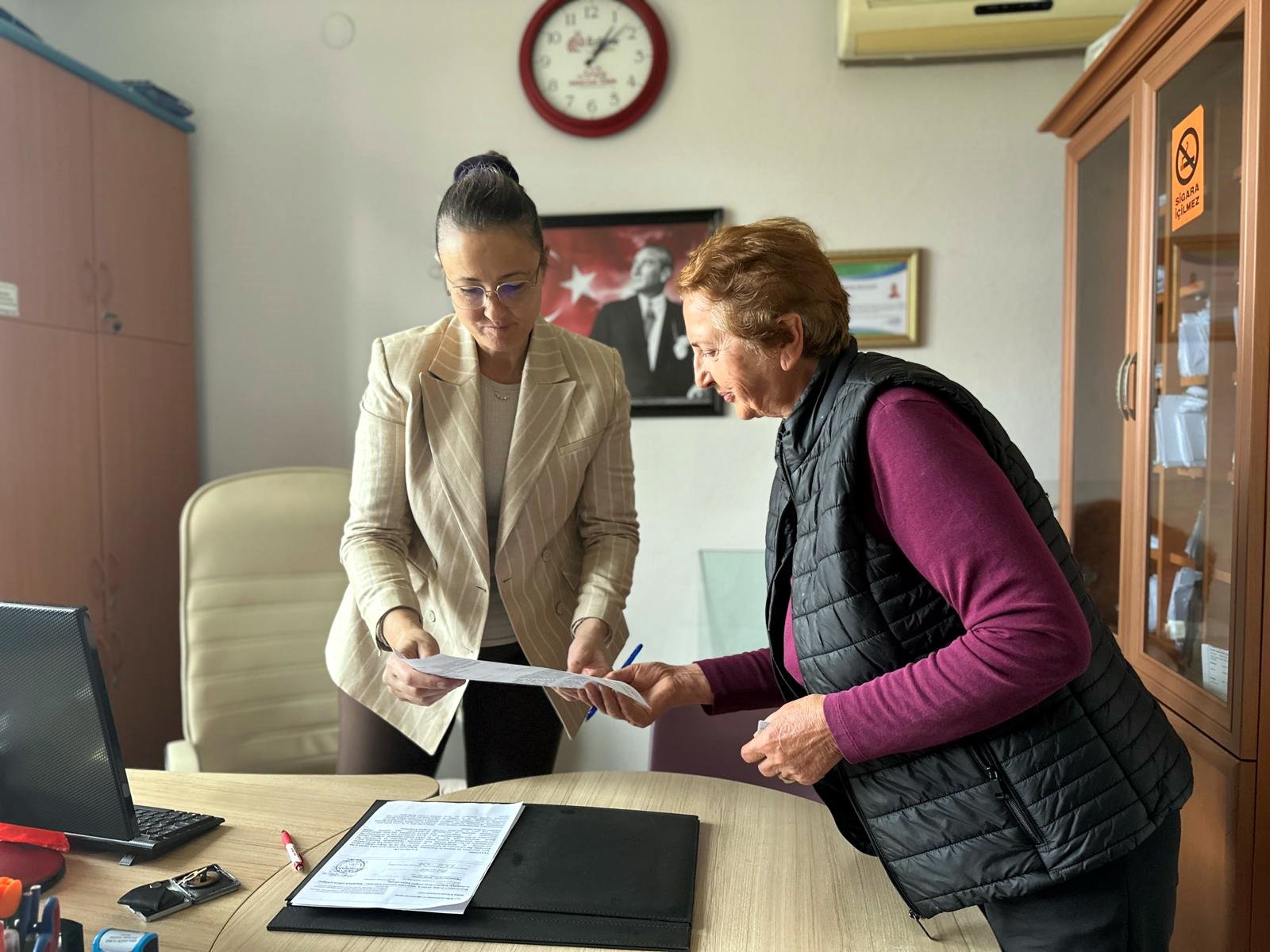 Vatandaşlar muhtarlıkta