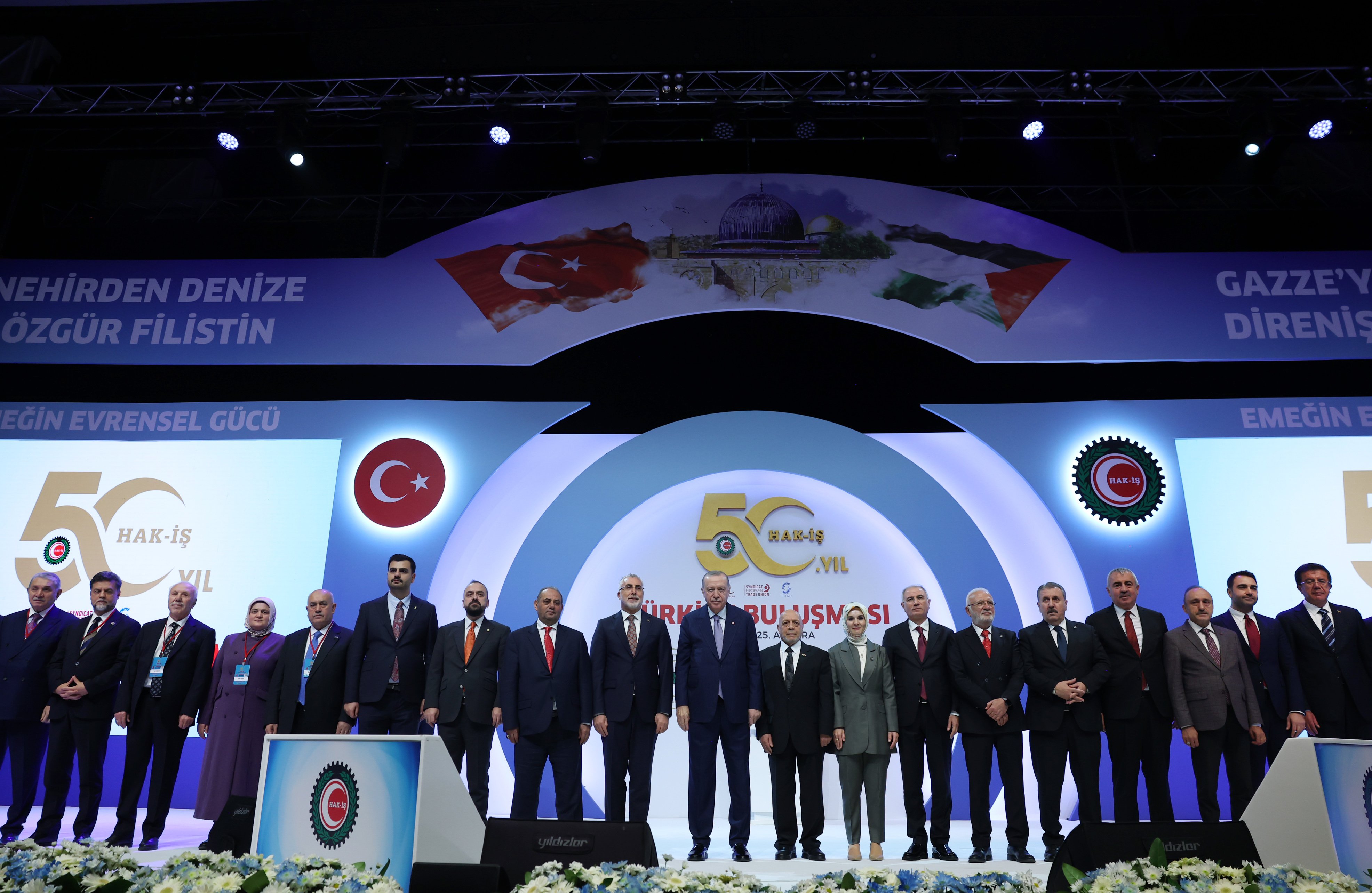 Cumhurbaşkanı Erdoğan HAK-İŞ programı