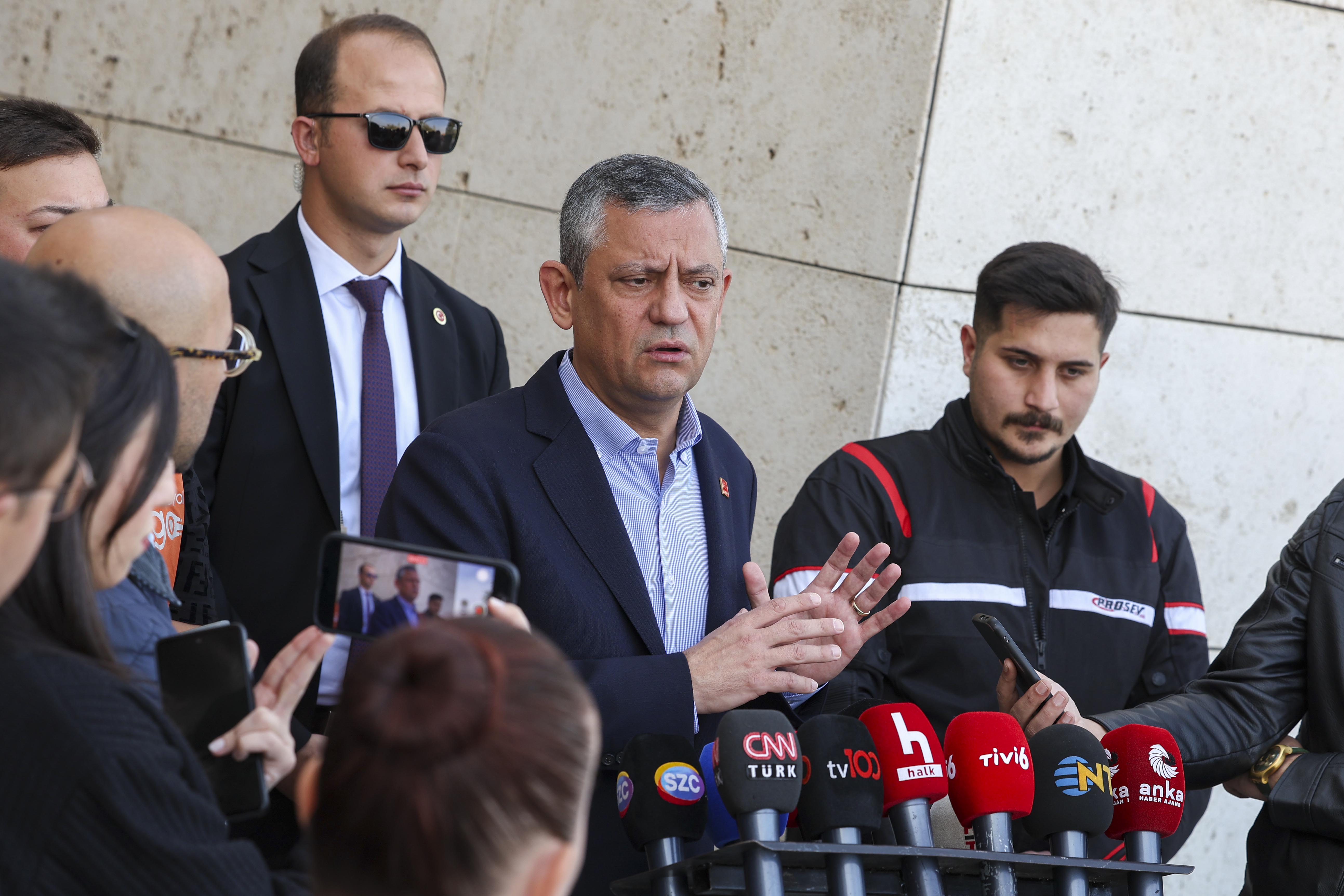 Özgür Özel basın açıklaması