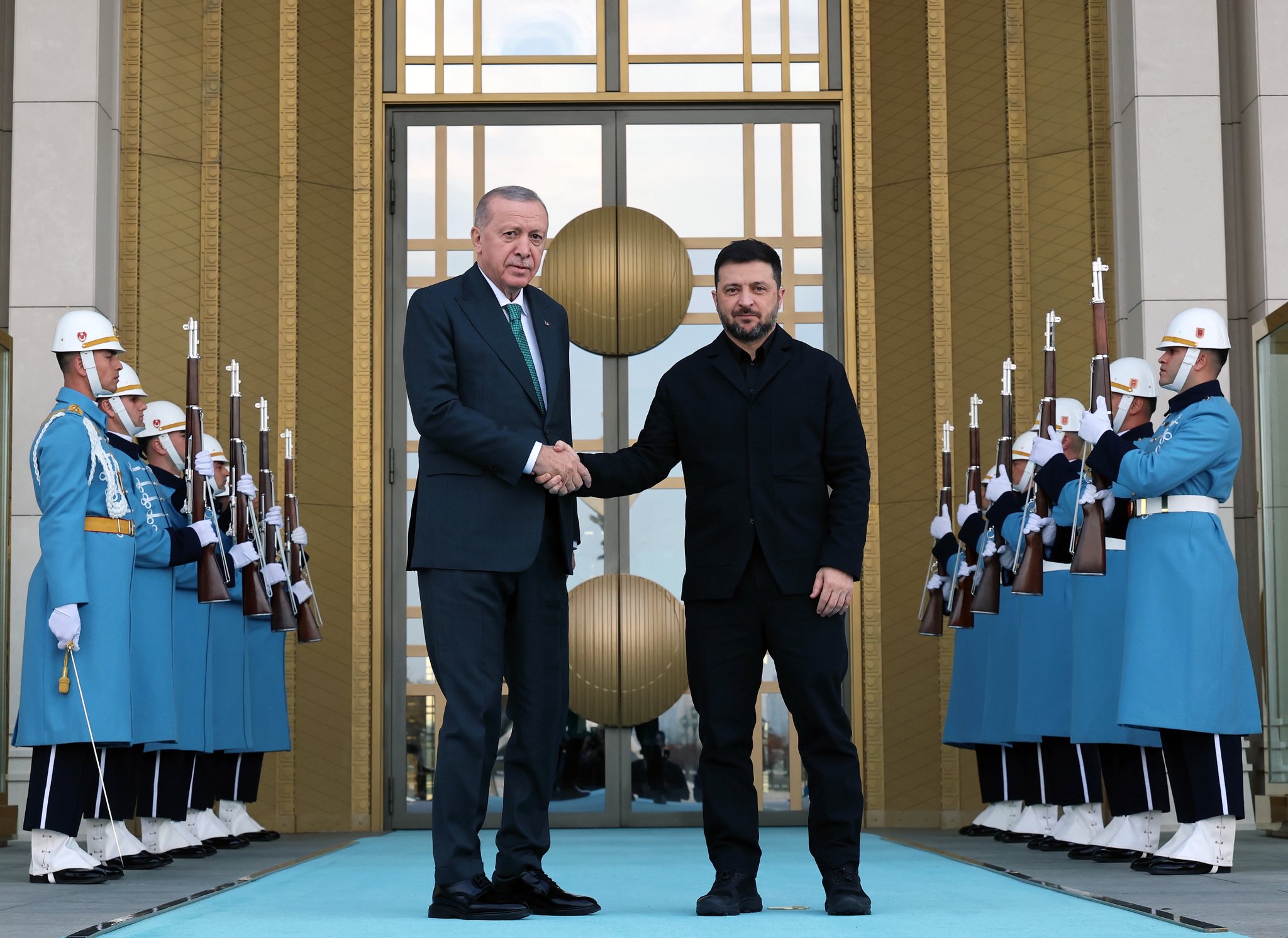 Erdoğan Zelenskiy resmi görüşme