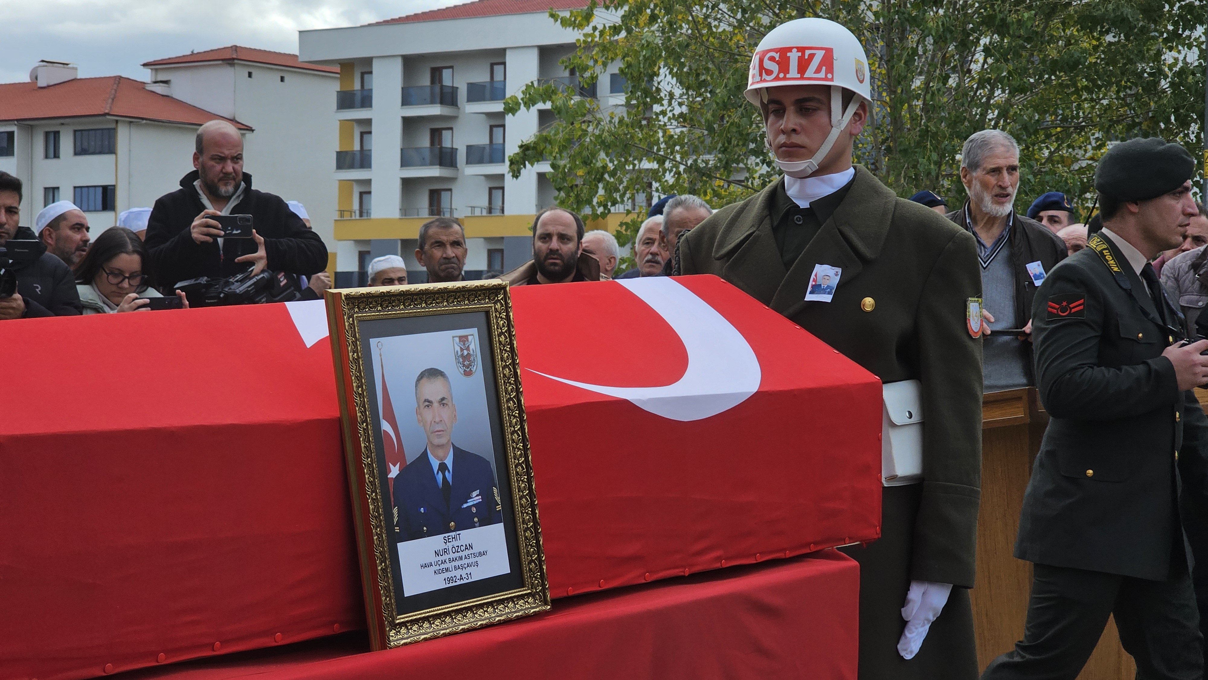 Şehit Astsubay Nuri Özcan cenaze töreni