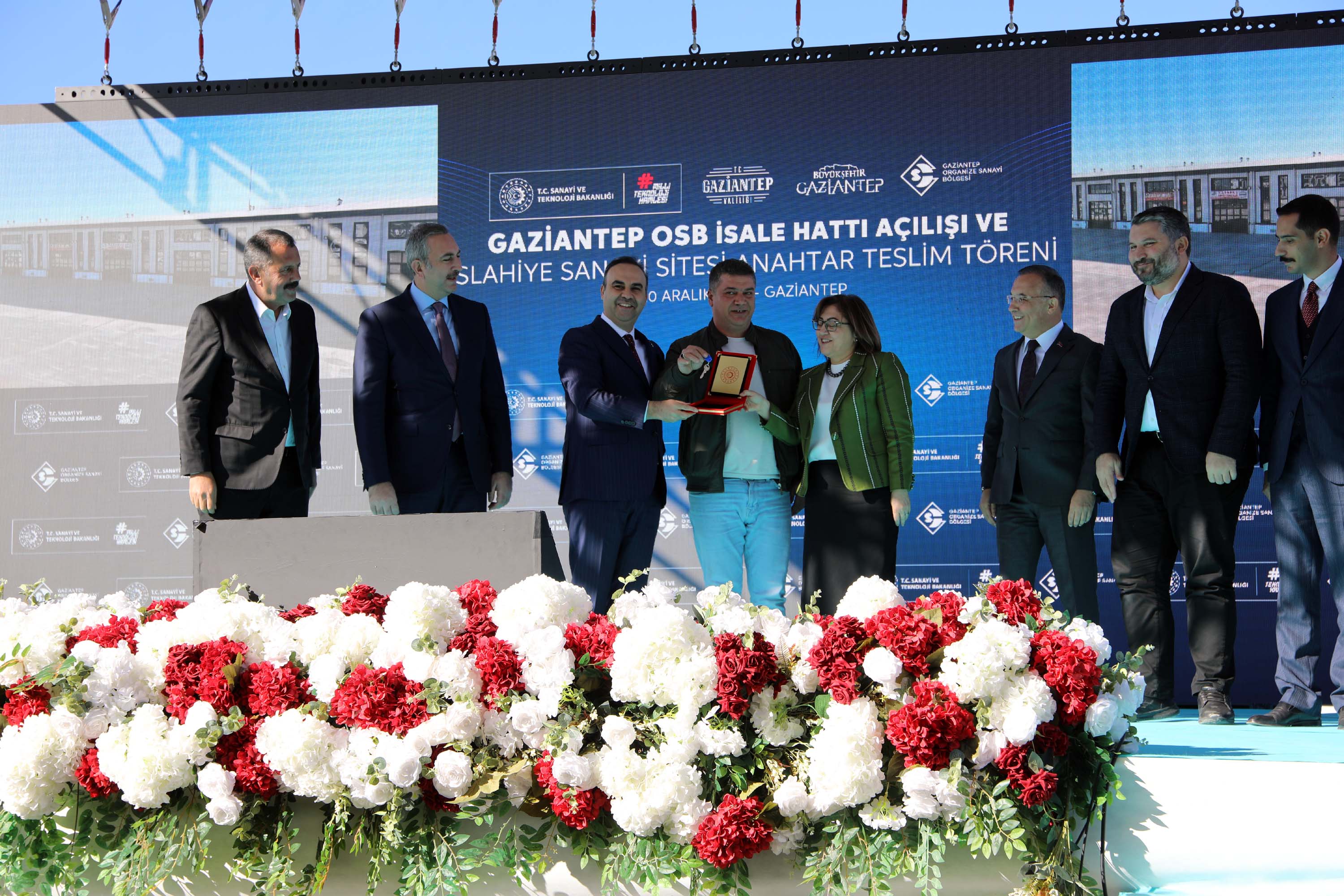 İslahiye Sanayi Sitesi anahtar teslim töreni