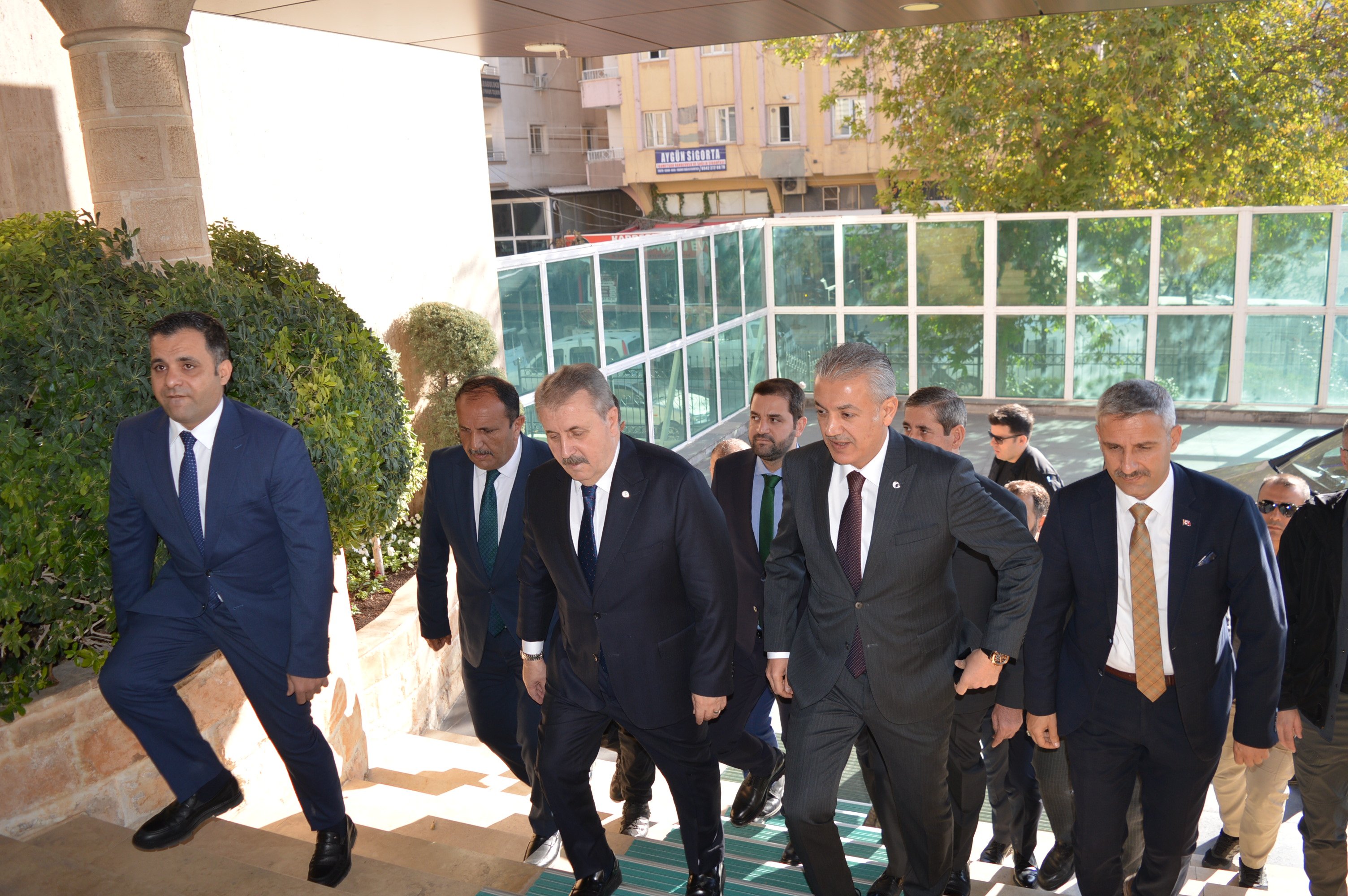 Mustafa Destici Mardin Valiliği ziyareti