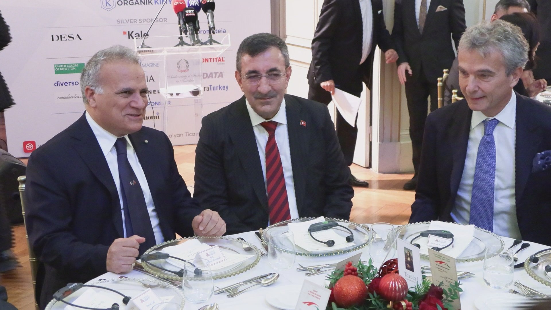 Cevdet Yılmaz İtalyan Ticaret Odası Ödül Töreni