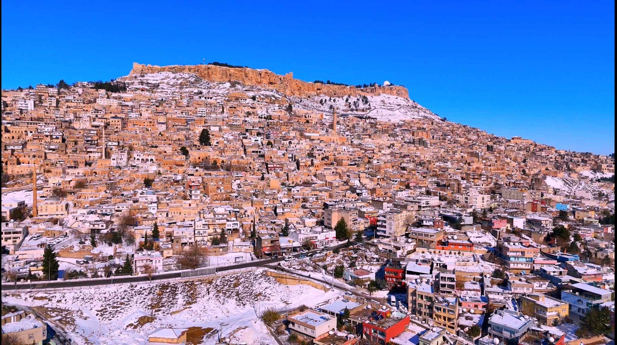 Mardin kar yağışı ulaşım kapalı