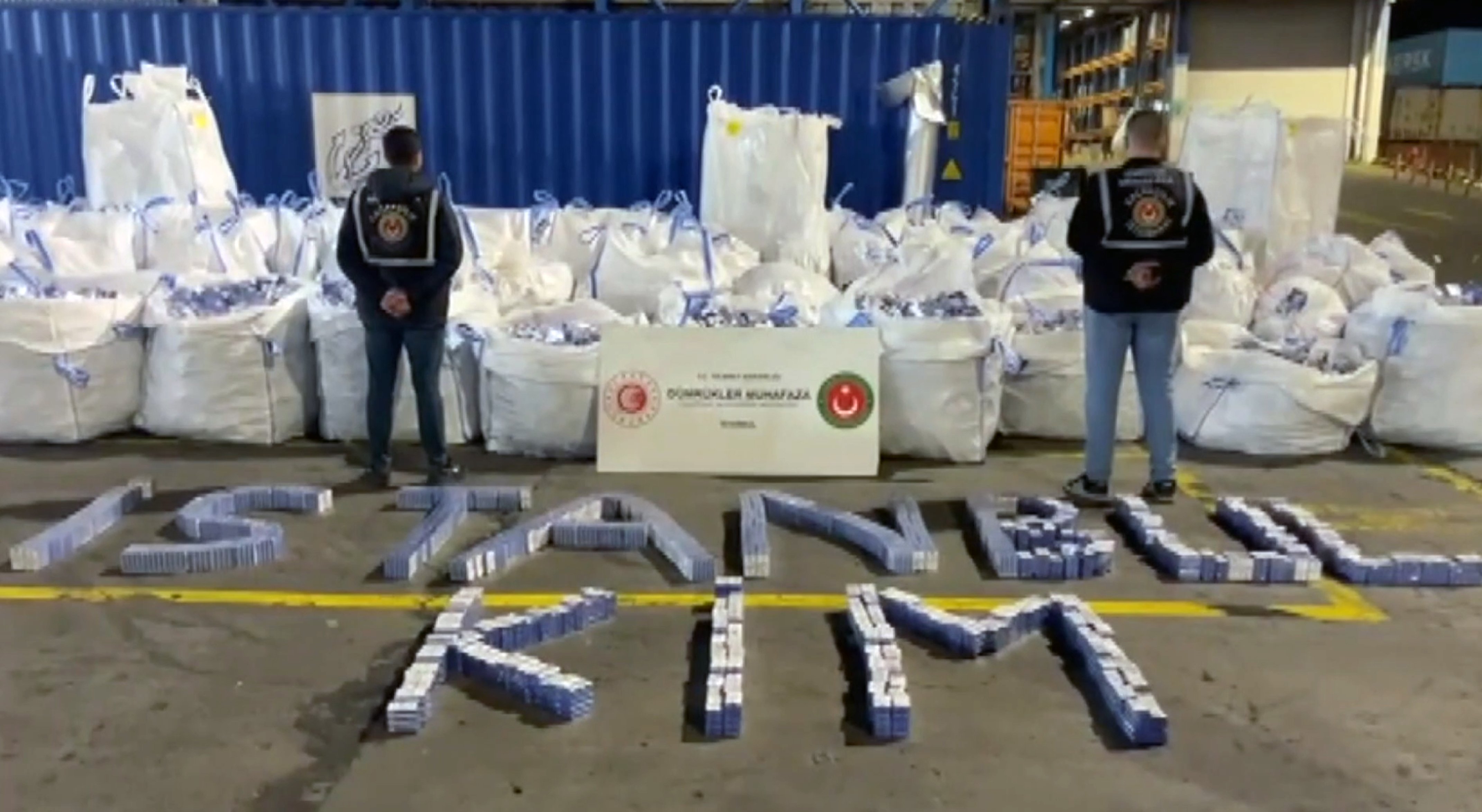 Gümrüklerde ele geçirilen uyuşturucu