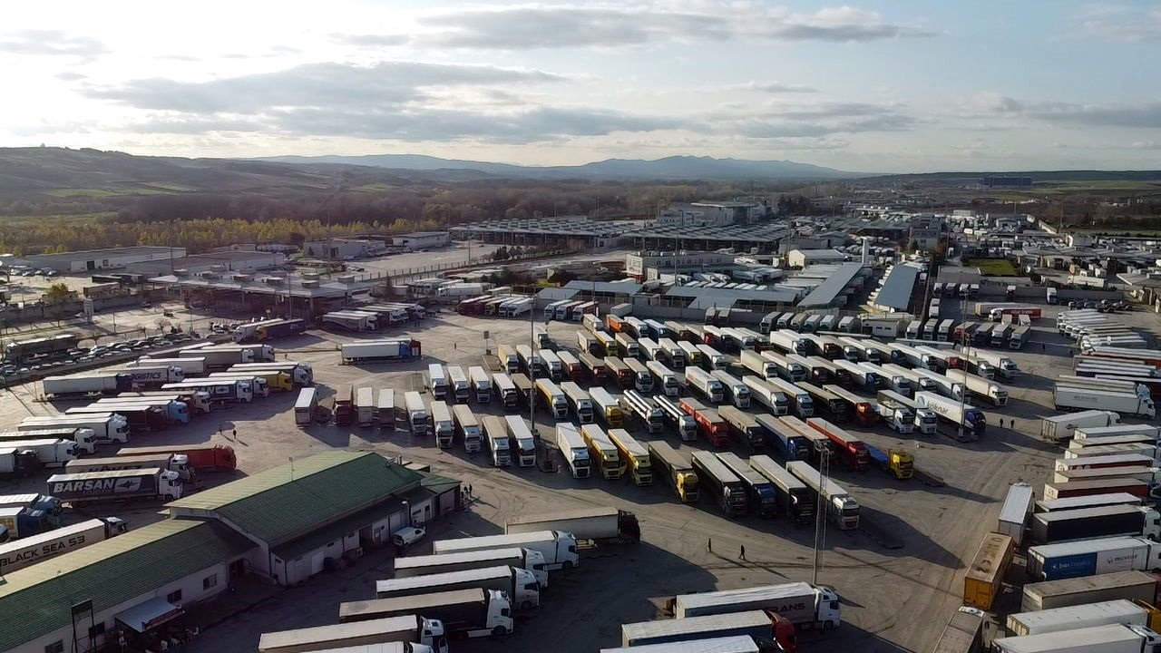 Kapıkule Sınır Kapısı TIR Yoğunluğu