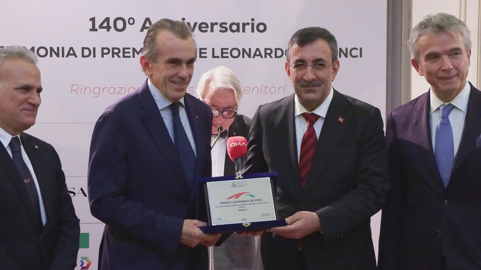 Cevdet Yılmaz İtalyan Büyükelçi ile