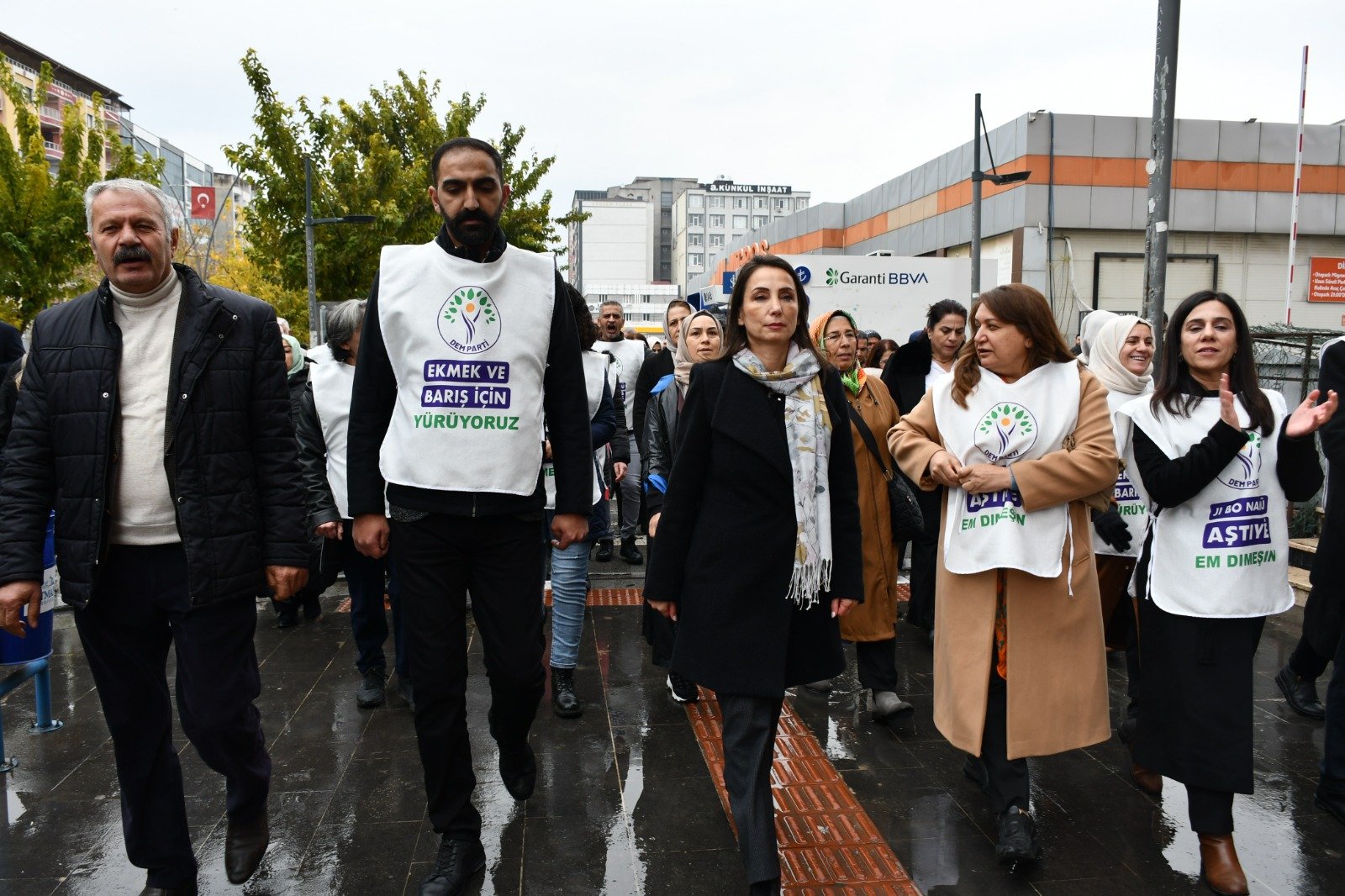 DEM Partililer yürüyüşte