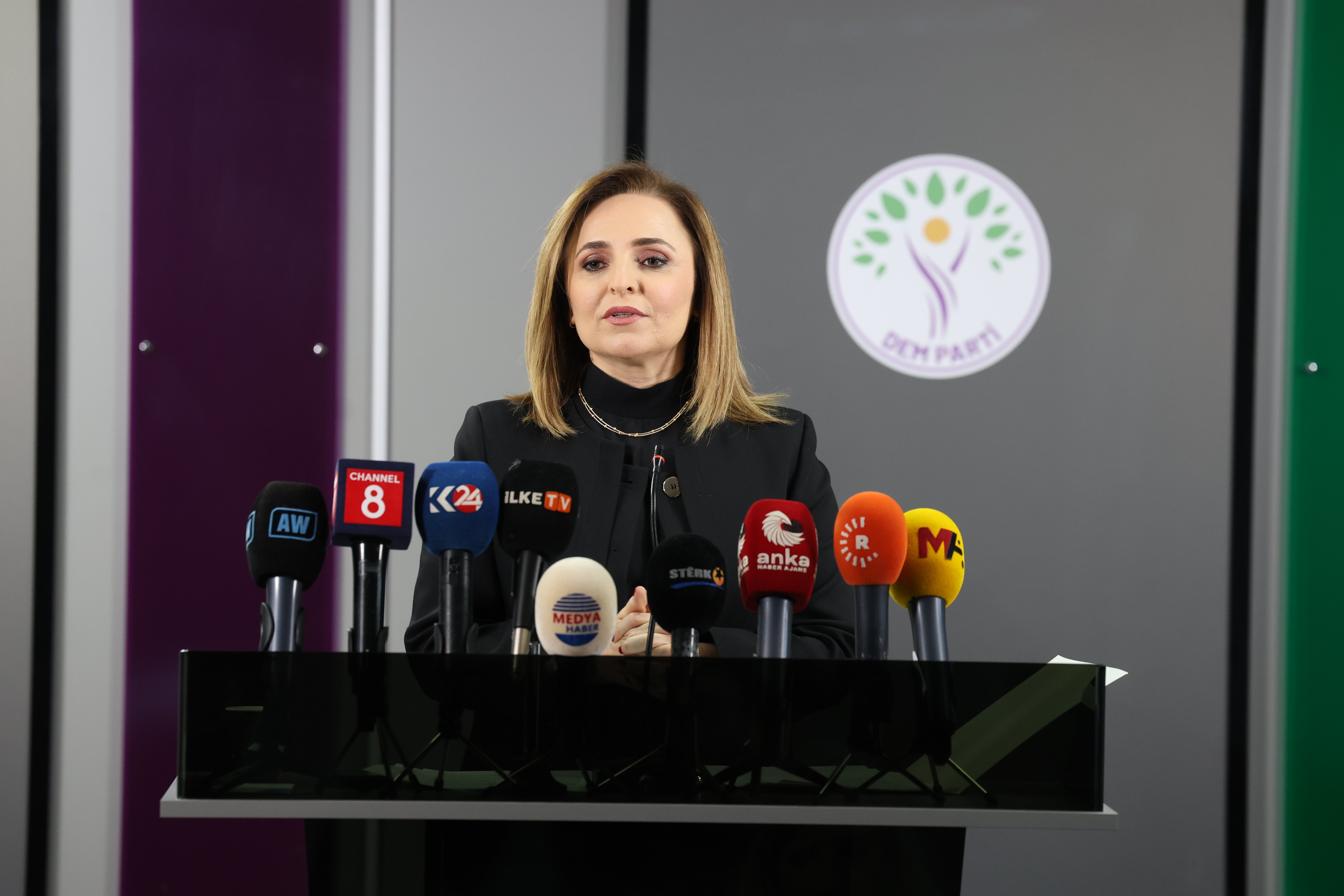 DEM Parti Sözcüsü Ayşegül Doğan basın toplantısı