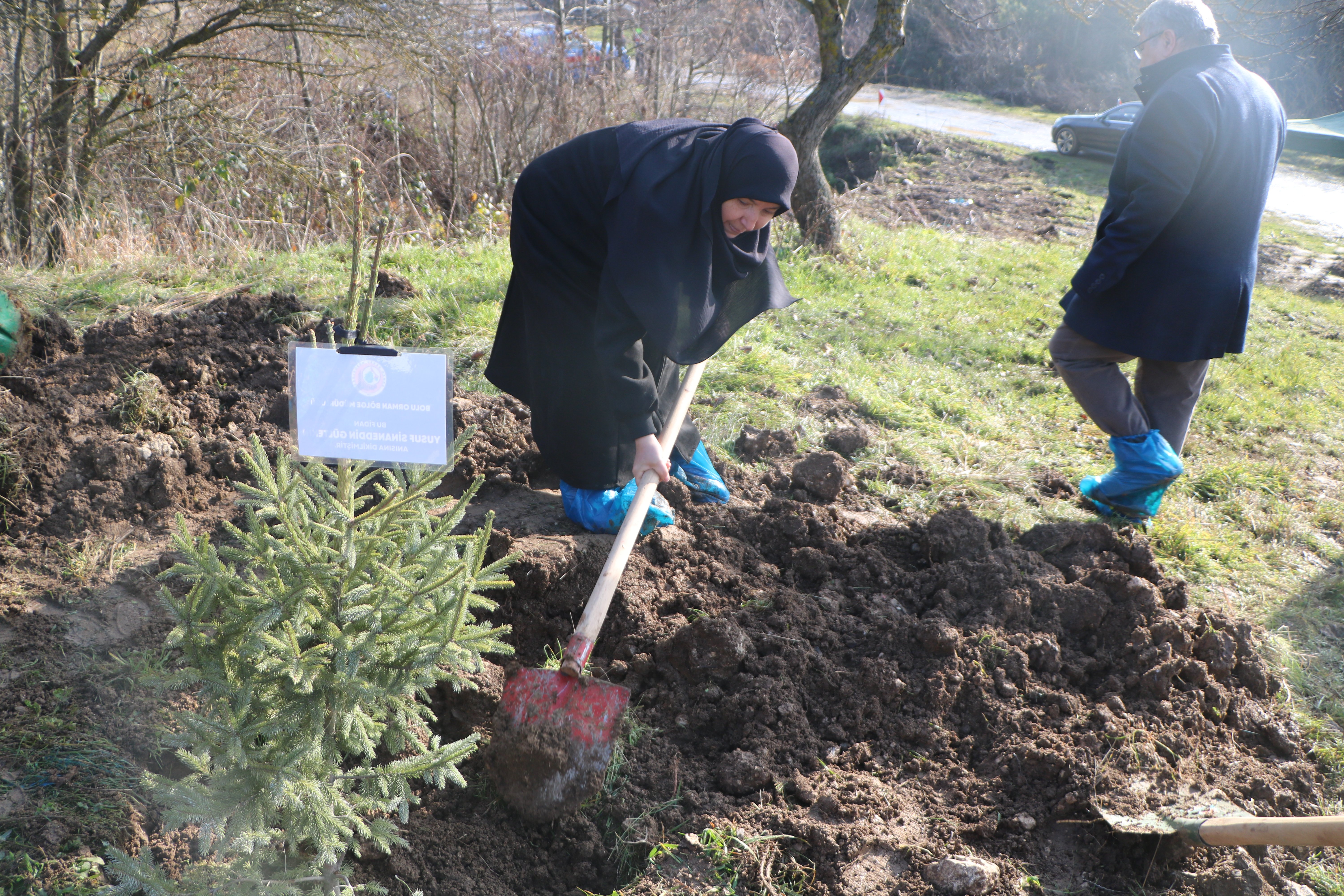 Bolu Valisi Abdulaziz Aydın hatıra ormanı töreninde