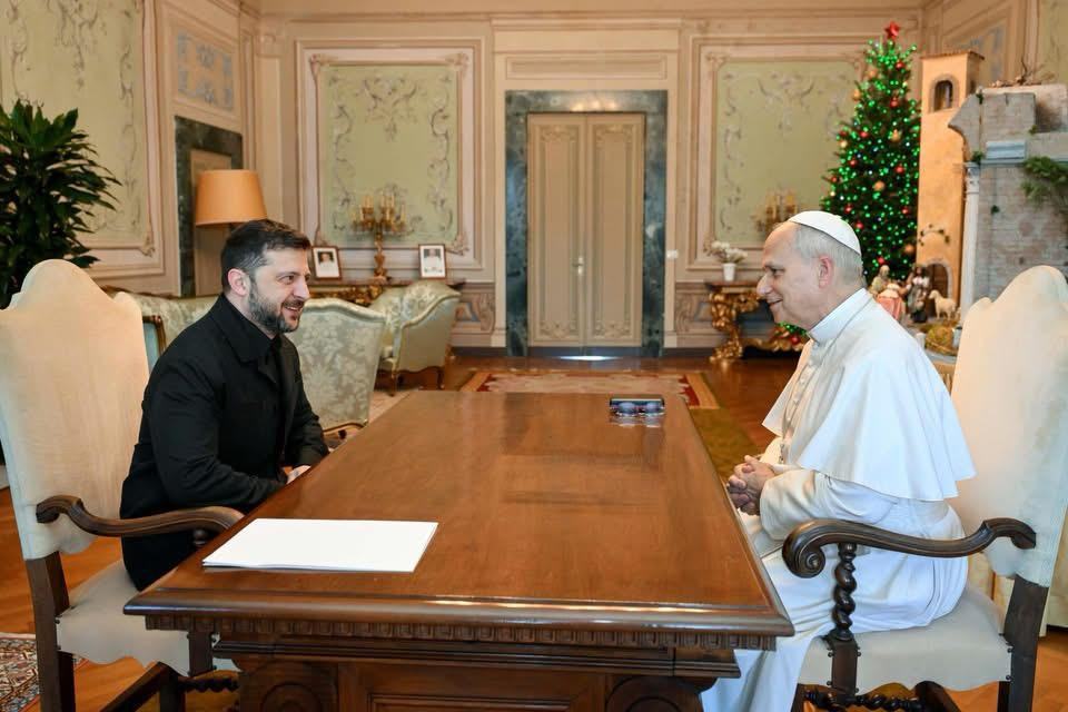 Zelenskiy ve Papa Francesco görüşmesi
