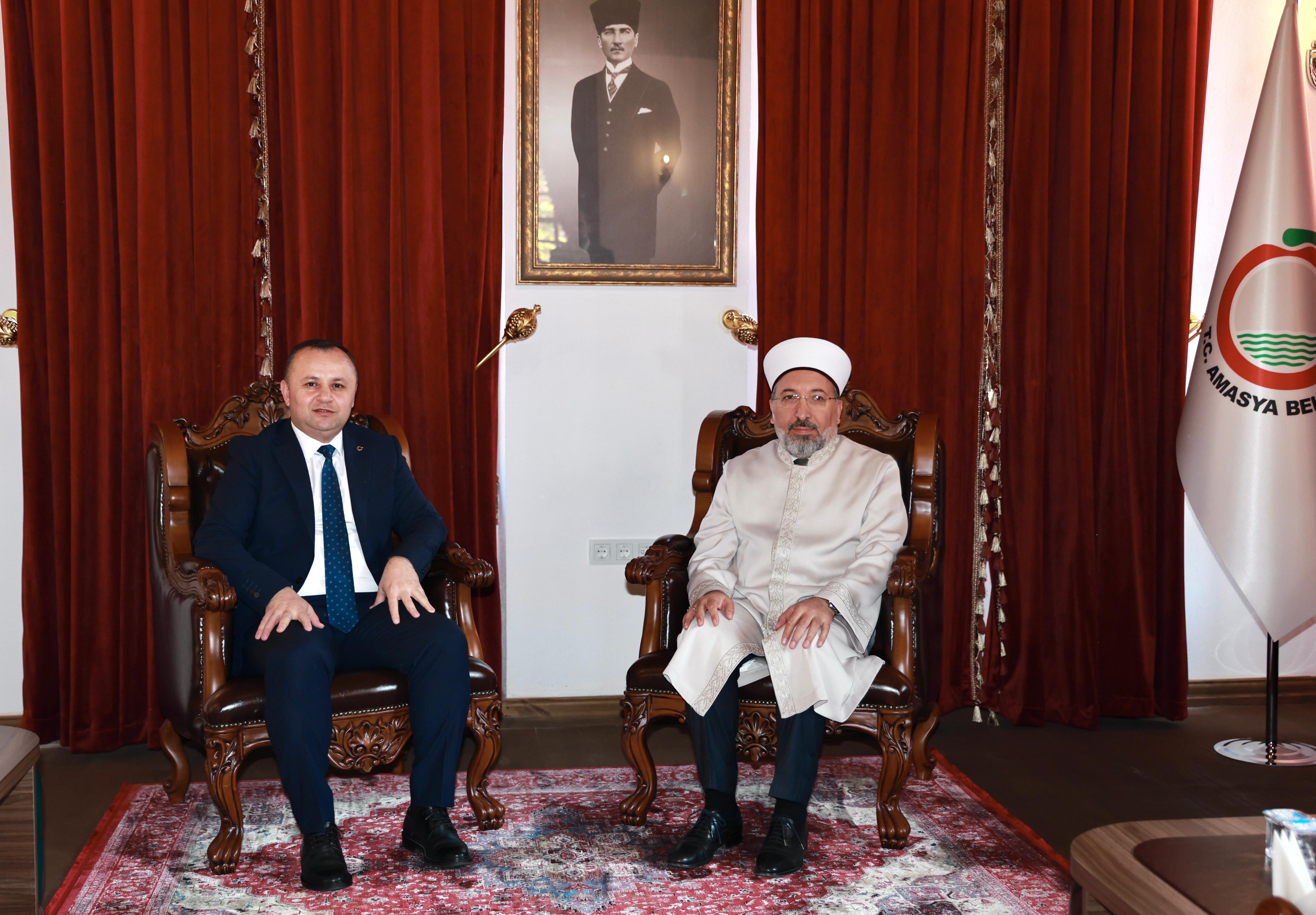 Diyanet İşleri Başkanı Safi Arpaguş Amasya ziyareti