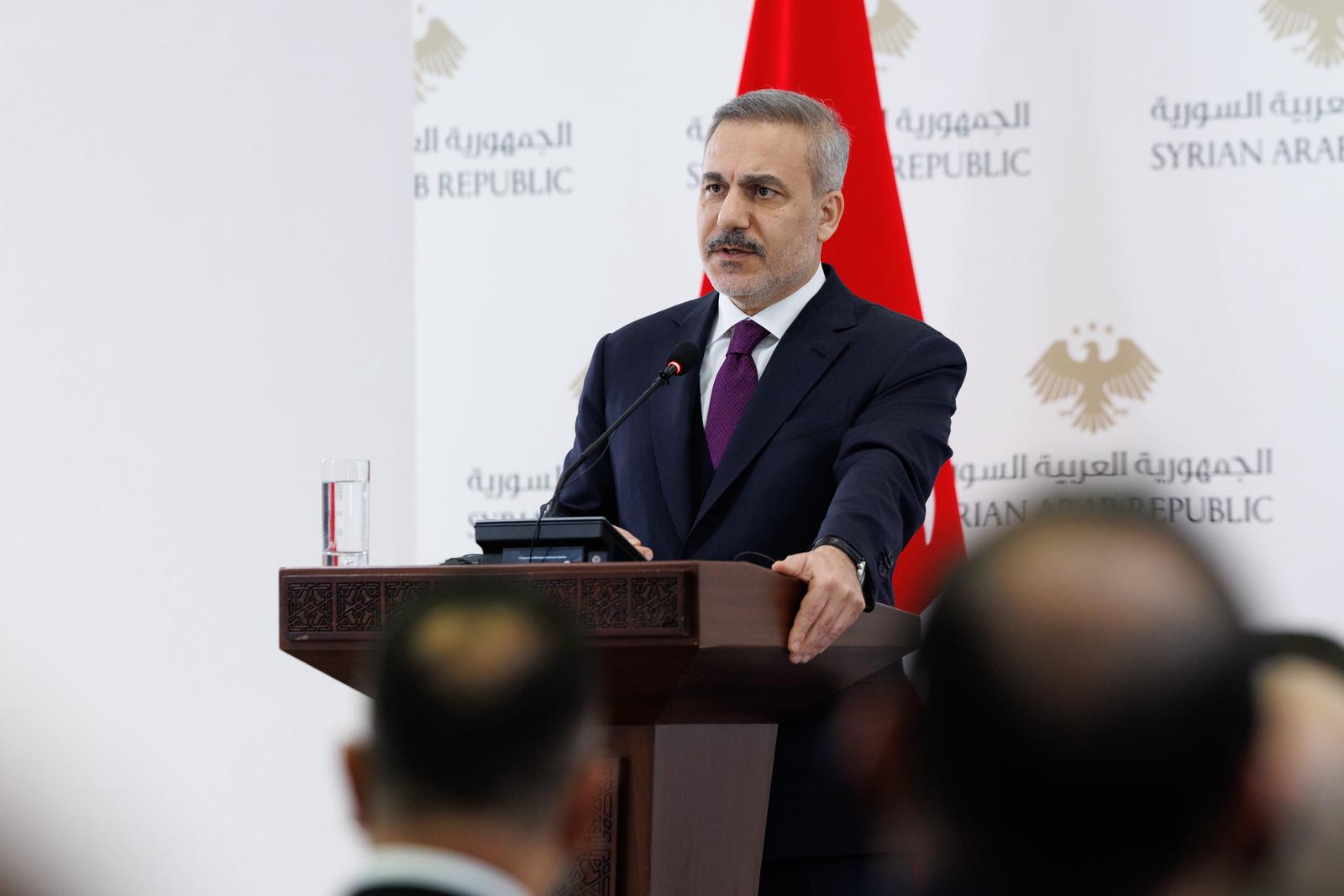 Hakan Fidan basın toplantısı