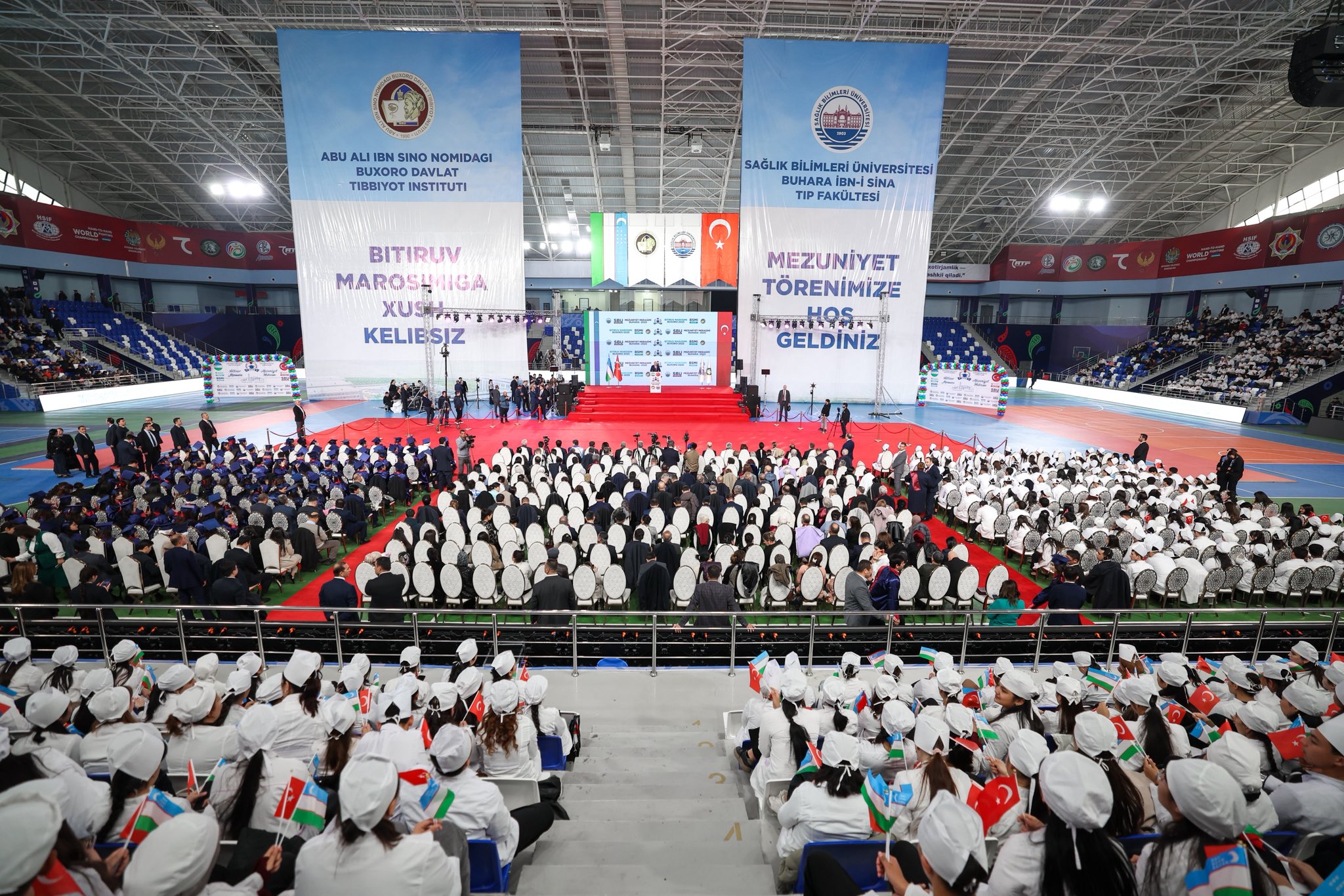 TBMM Başkanı Numan Kurtulmuş Özbekistan Mezuniyet Töreni