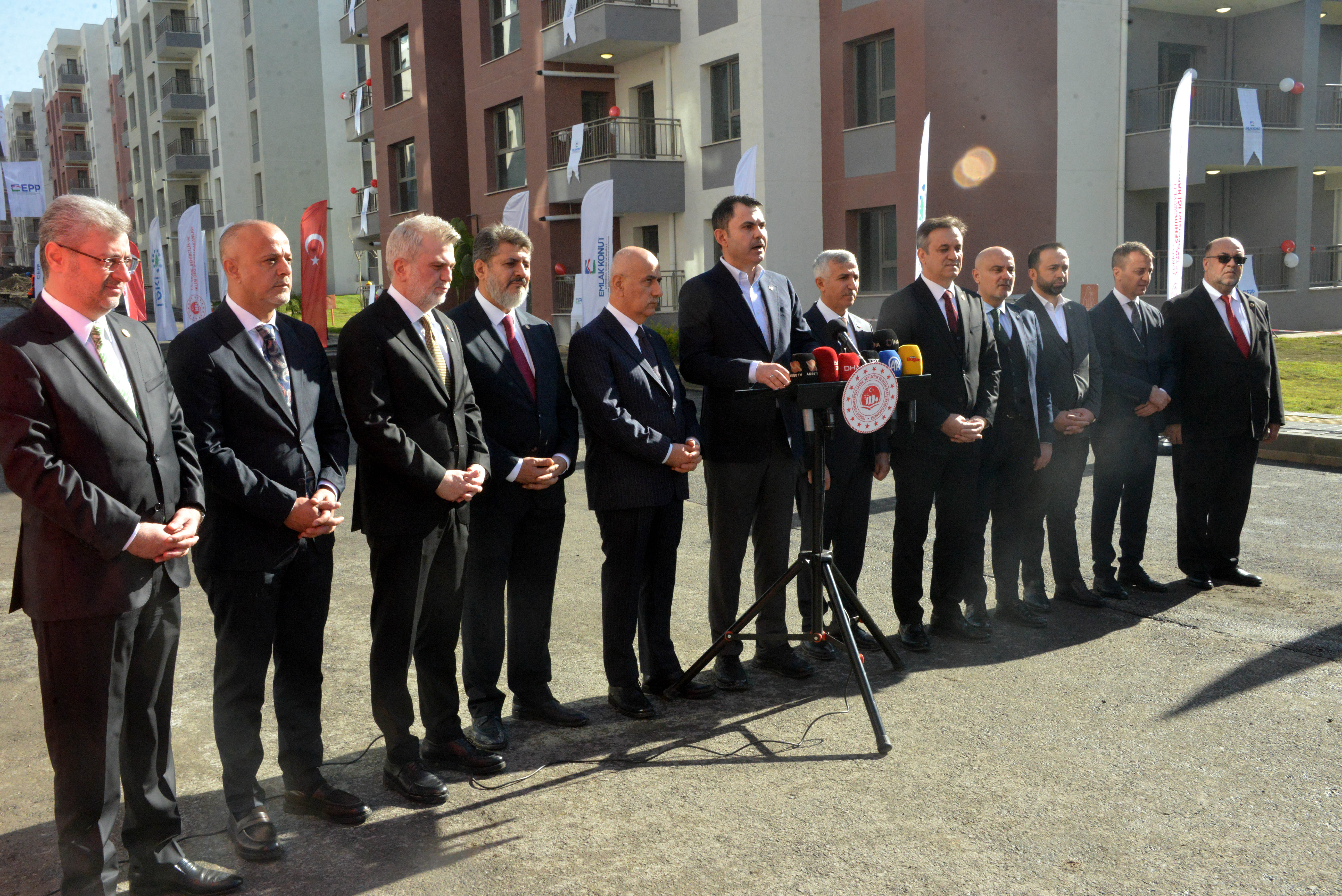 Bakan Murat Kurum Kahramanmaraş inşaat alanında