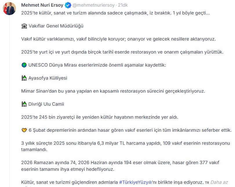 Tarihi eser restorasyonu ve kültürel miras