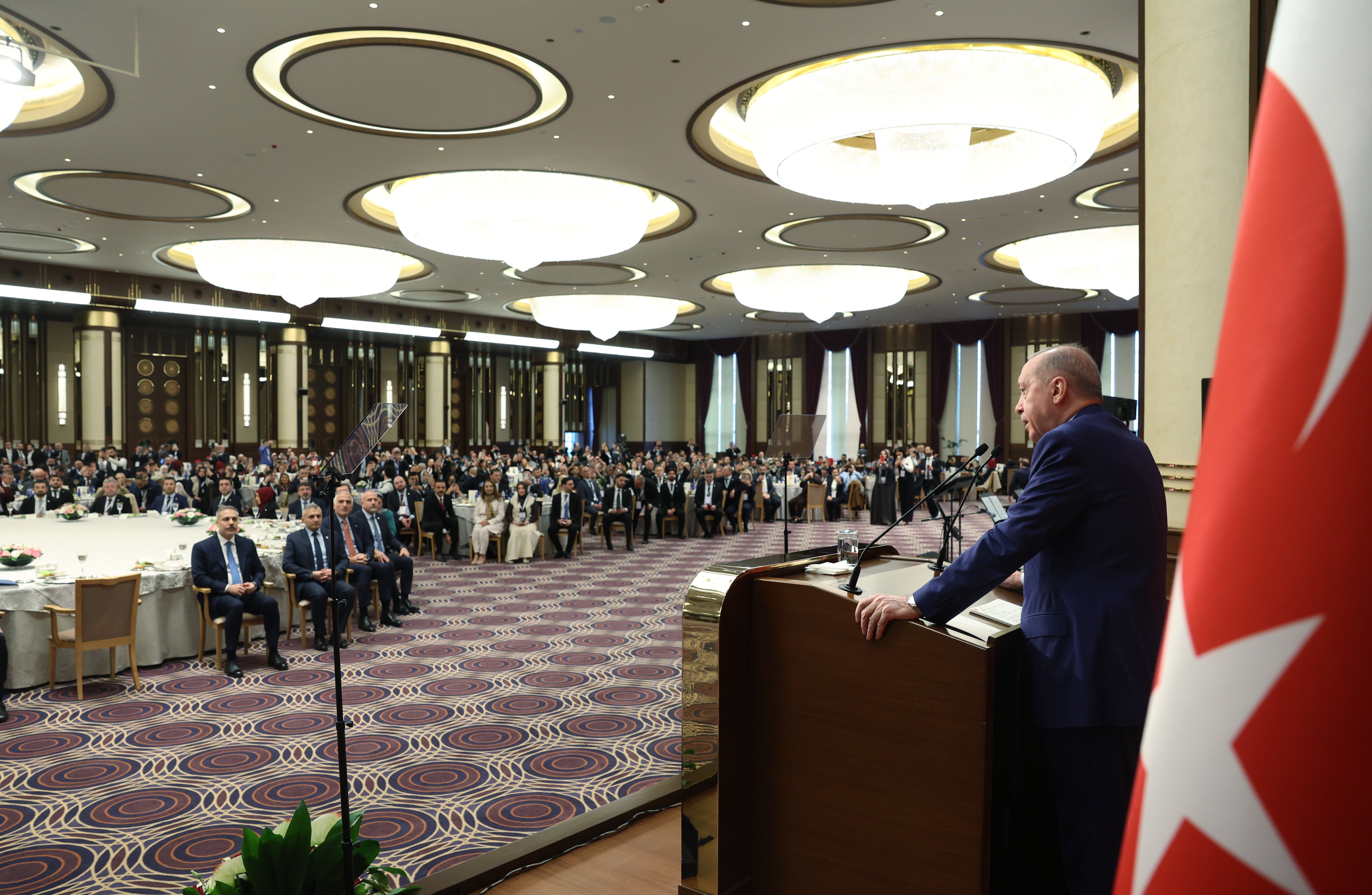 Cumhurbaşkanı Erdoğan UID Heyeti Kabulü