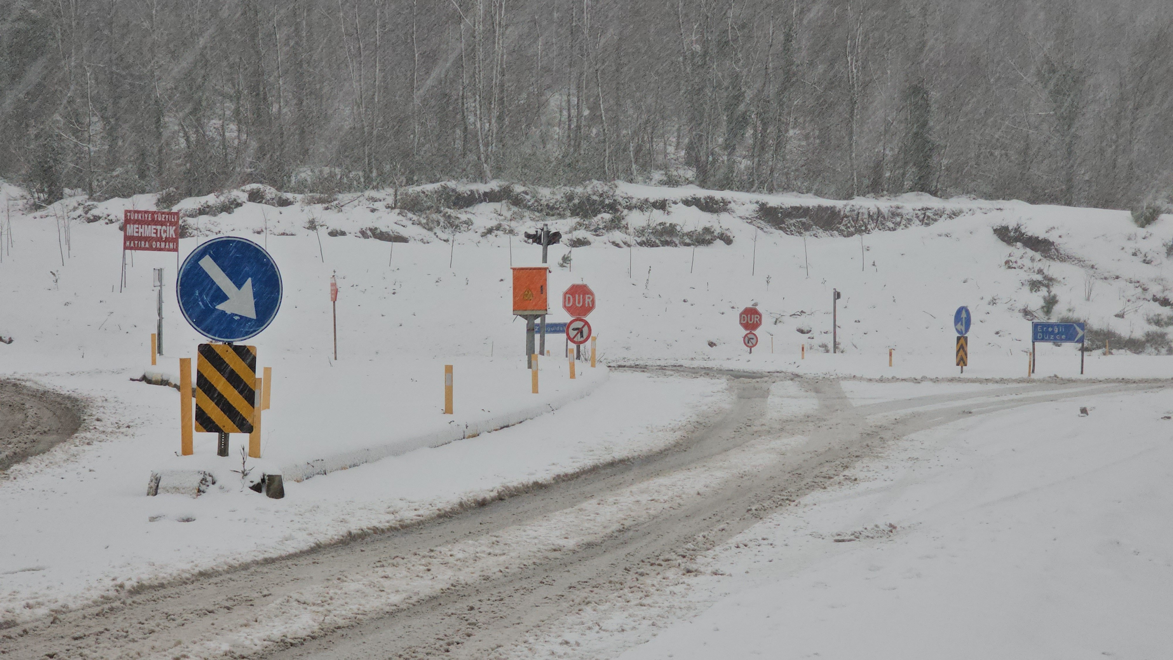 Zonguldak kar yağışı