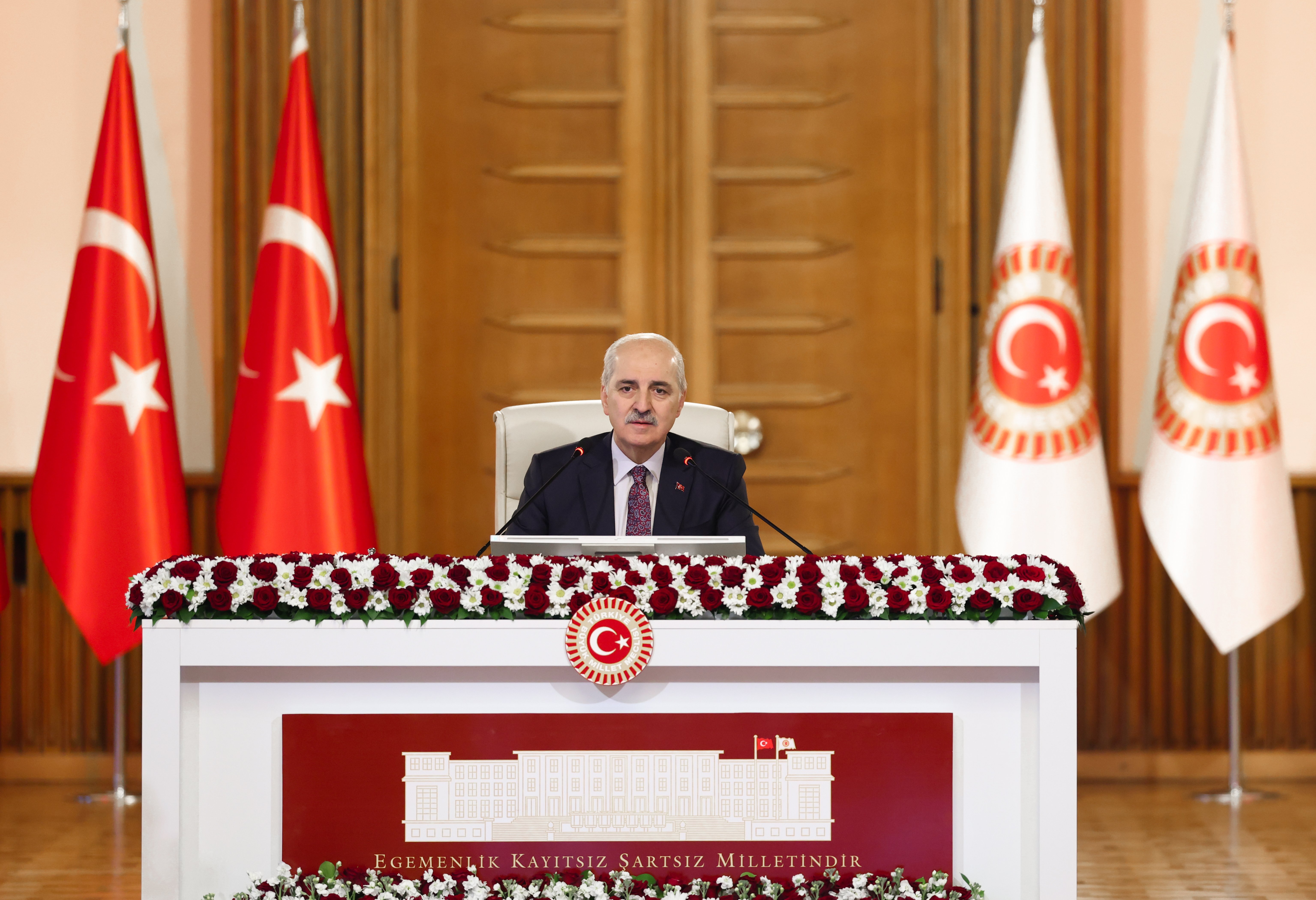 TBMM Başkanı Numan Kurtulmuş Komisyonda Konuşuyor