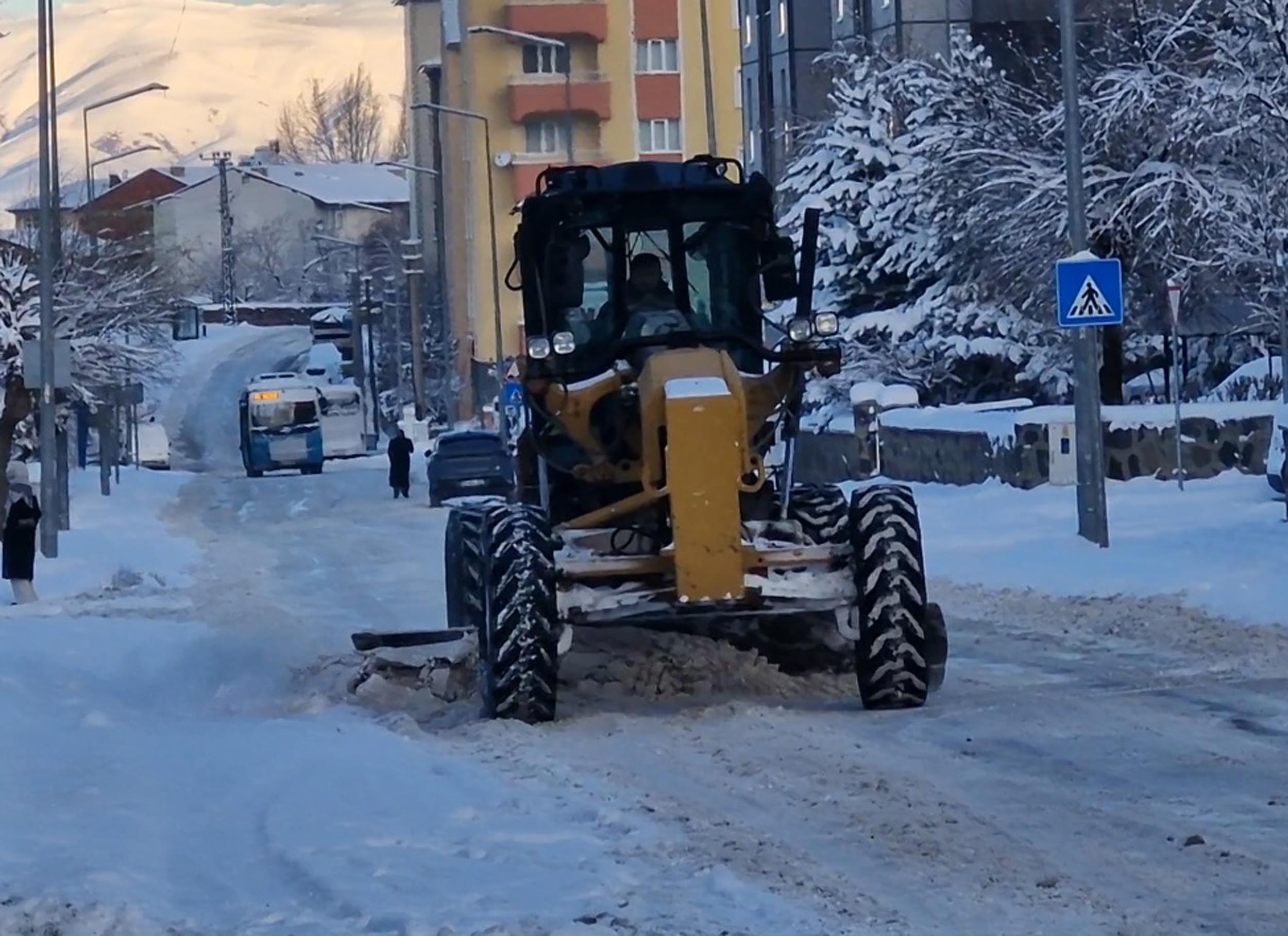 Erzurum kar yağışı ulaşım