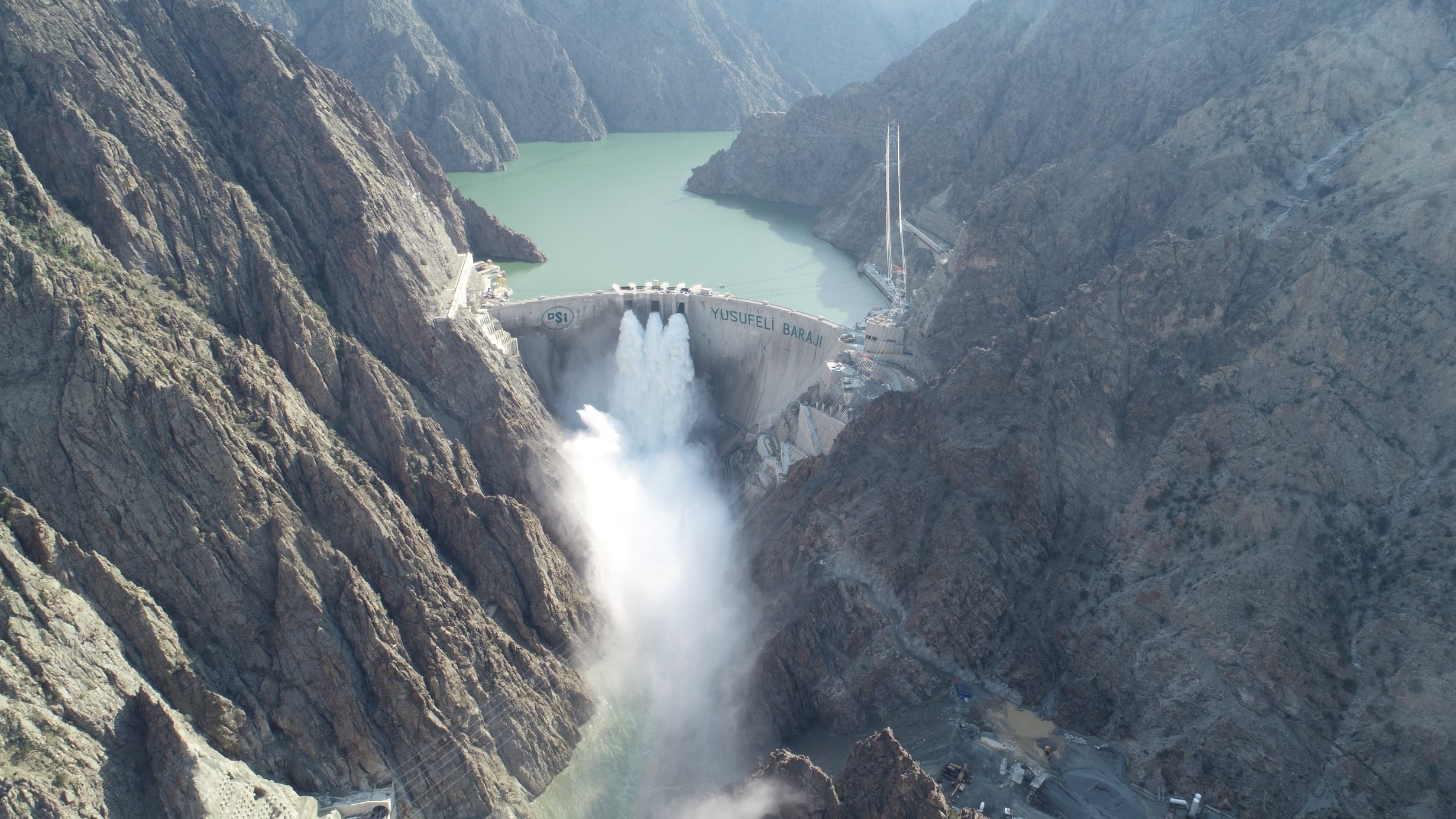 Yusufeli Barajı su altı görüntüleri