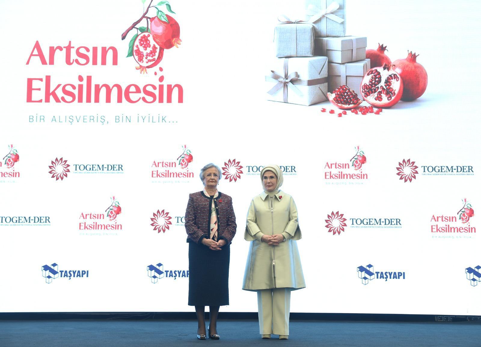 Emine Erdoğan Dönüşüm Pazarı Açılışı