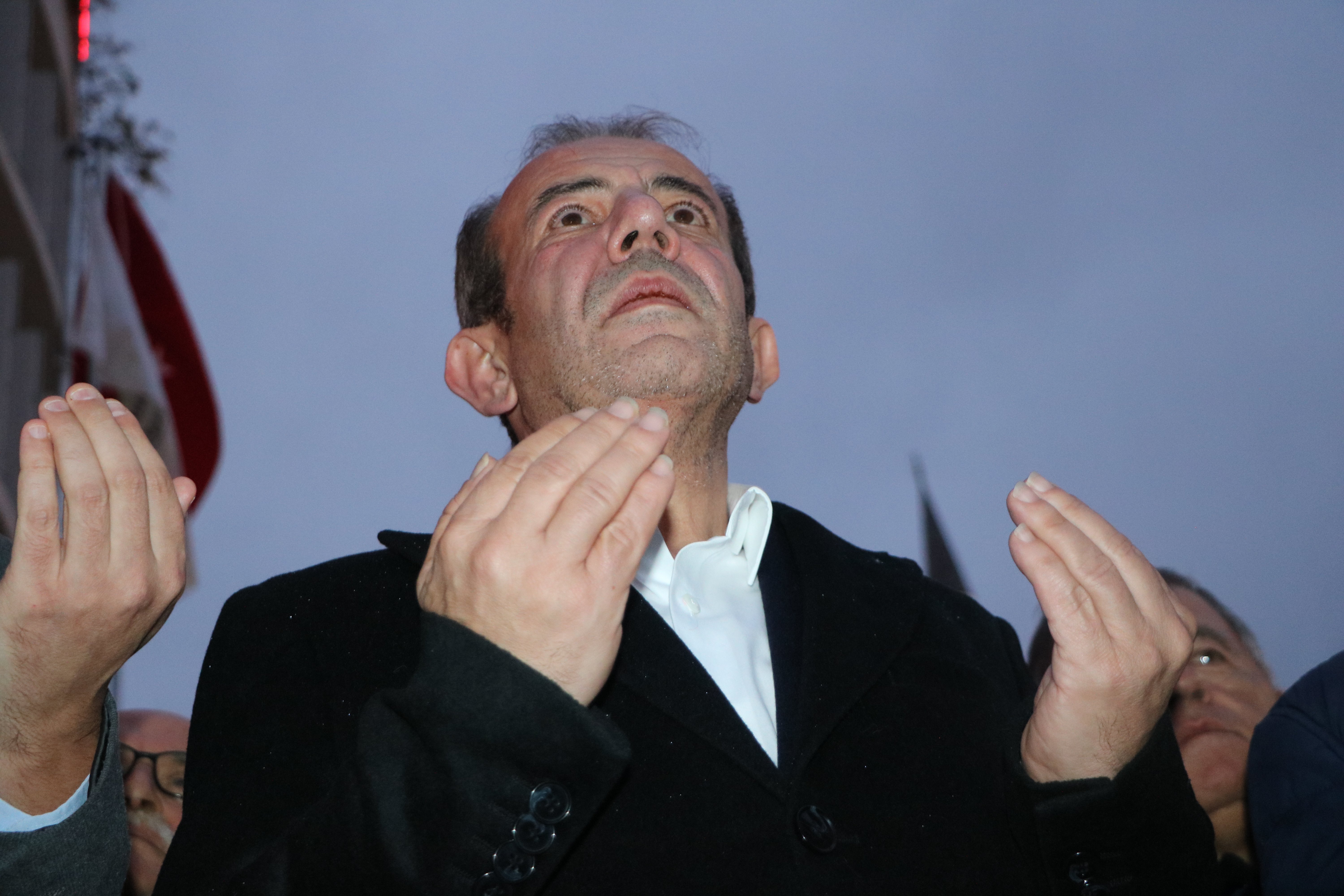 Tanju Özcan Umre uğurlama töreni