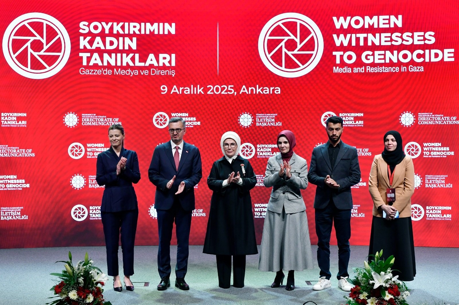 Emine Erdoğan Filistinli Gazetecilerle