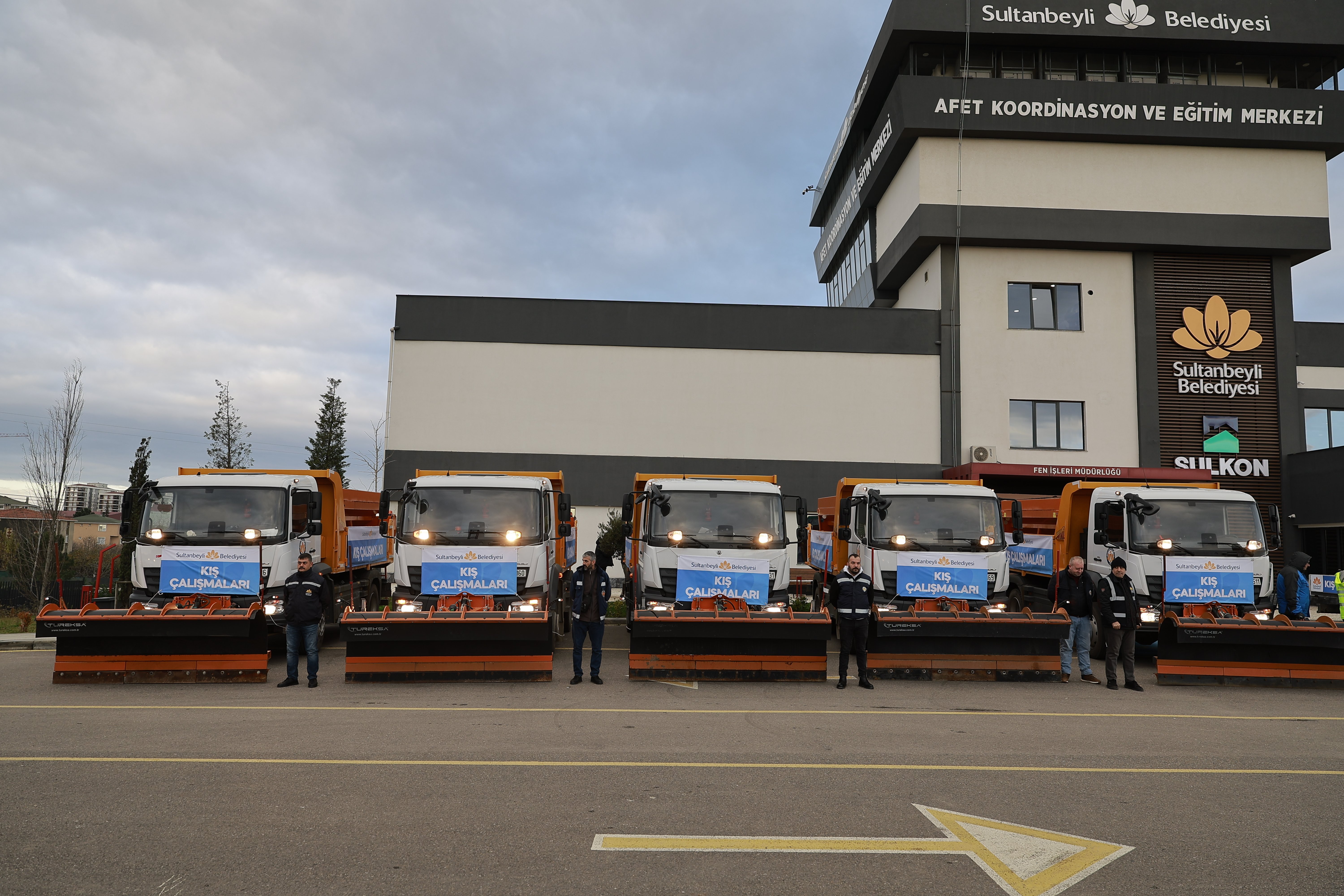 Sultanbeyli Belediyesi kış mücadele ekipleri